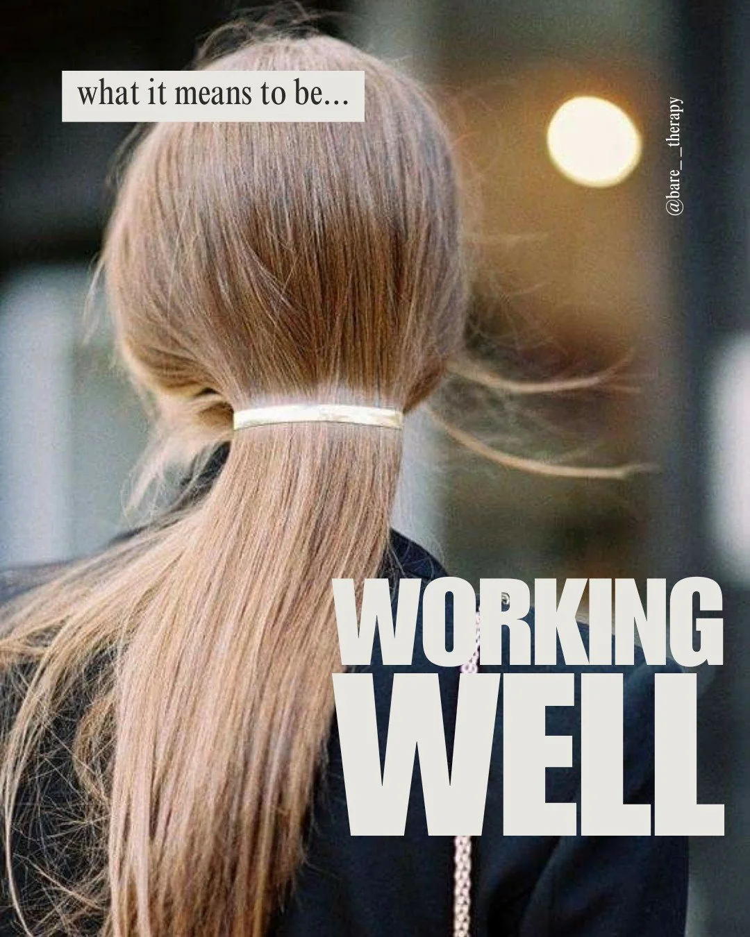 Many clients are feeling the pinch at work with their colleagues, and it's interruptive to their mental wellbeing and productivity. 💻

Together, we're working through specific ways to 'work well' by setting boundaries, practising rituals and identif