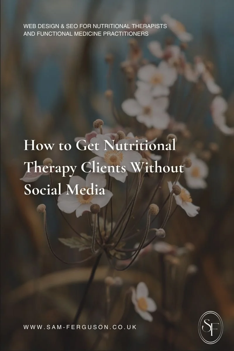 Quiet marketing strategies for nutritional therapists and functional medicine practitioners
