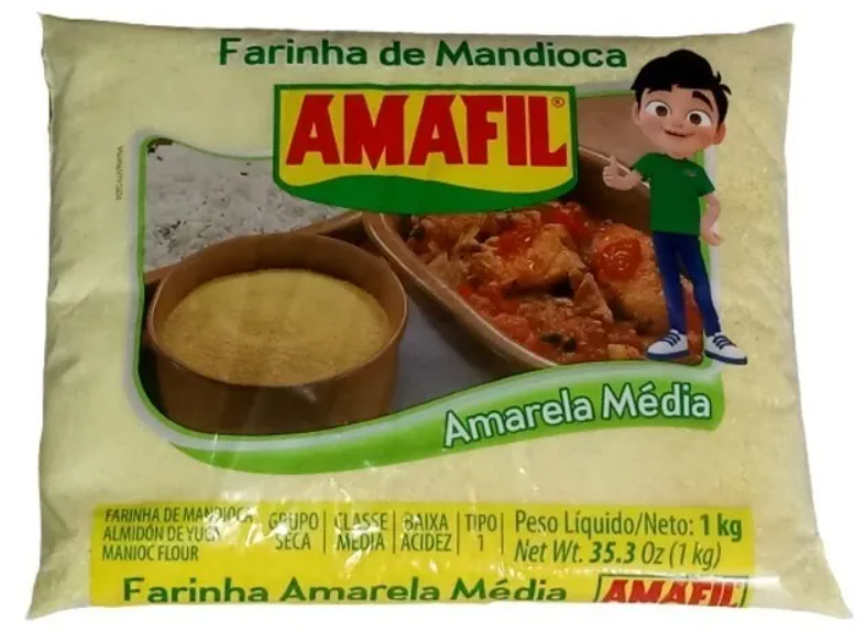Amafil Farinha De Mandioca Amarela .png