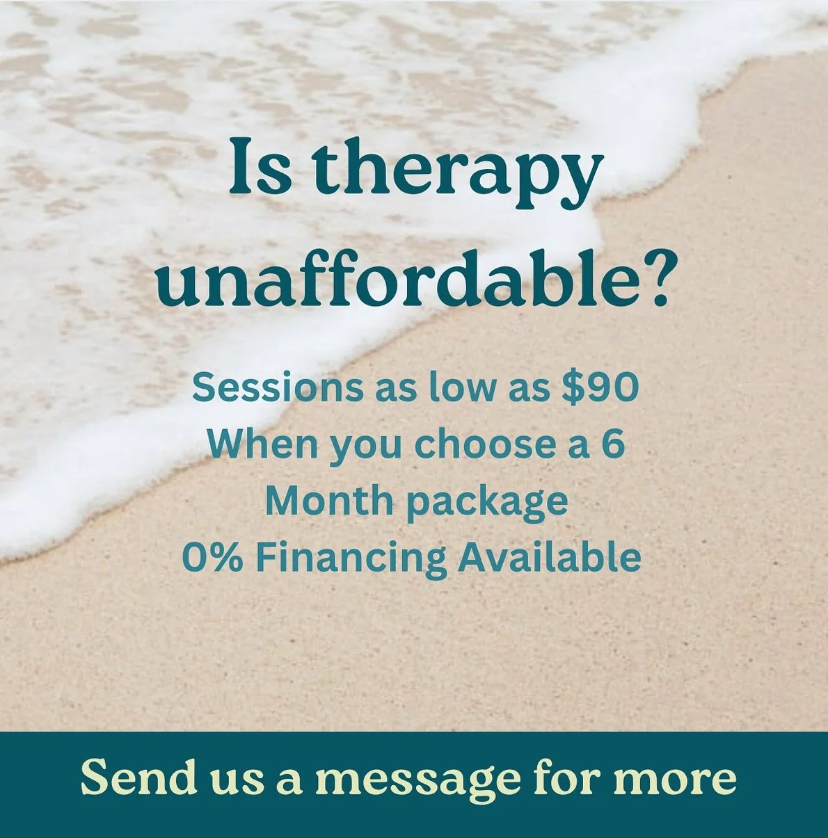 Is therapy unaffordable? We get it.
Therapy can feel like a luxury when you&rsquo;re already overwhelmed&mdash;and not having insurance makes it even harder.

But you&rsquo;ve been carrying so much.
You&rsquo;re exhausted from holding it all in.
You 