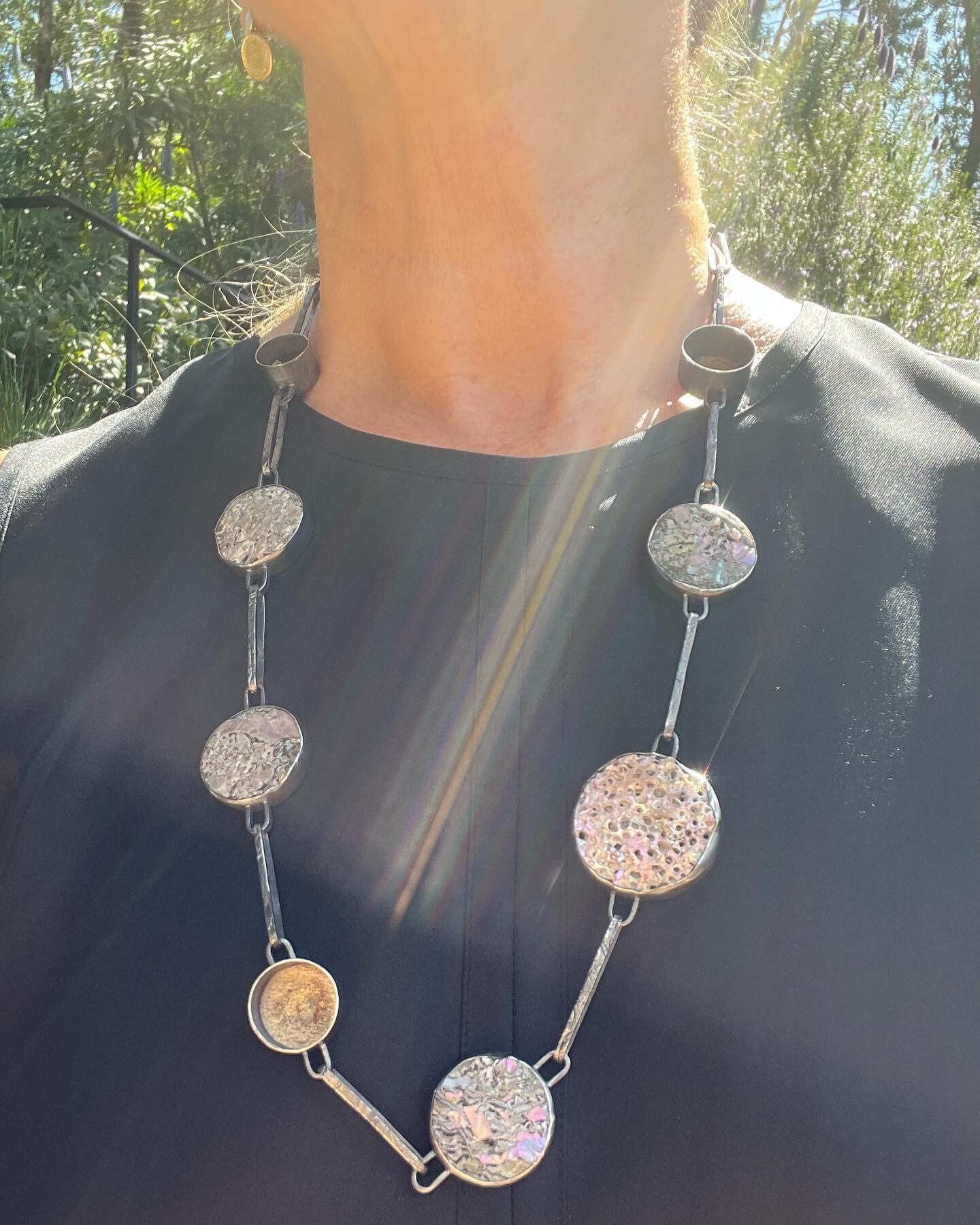 Agate beach, Bolinas  found treasures became a necklace. 
#bolinascalifornia  #oneofakindjewelry#fattoamano  #sausalitojewelrystudio#marinshipstudios