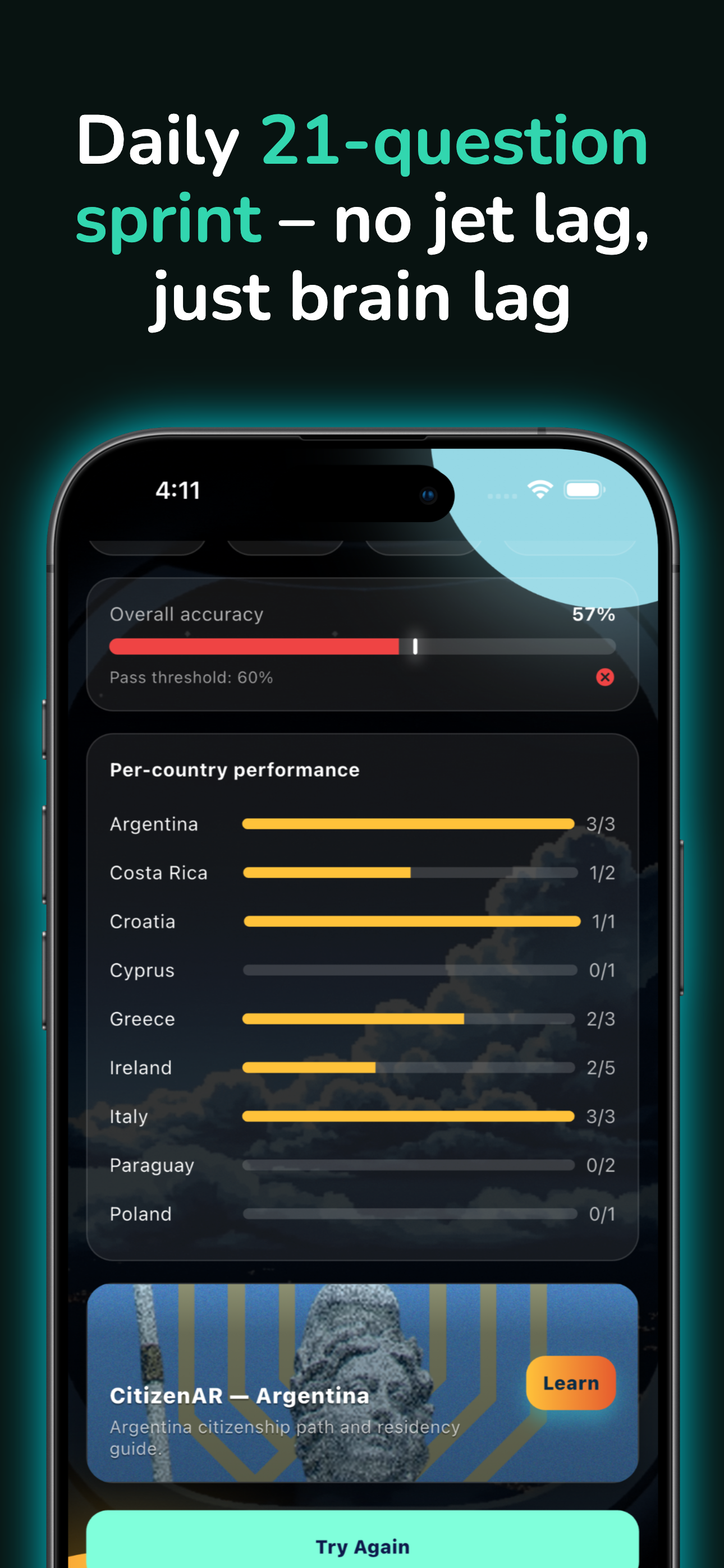 Represent your country and climb the global ranks.