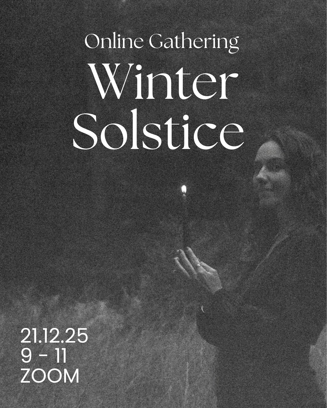 Am 21. Dezember lade ich dich ein, es dir zuhause ganz gem&uuml;tlich zu machen. Wir treffen uns online, um uns gemeinsam auf die Wintersonnenwende einzustimmen.

Die l&auml;ngste Nacht. Die tiefste Stille. Diese heilige Pause l&auml;dt uns ein, nach