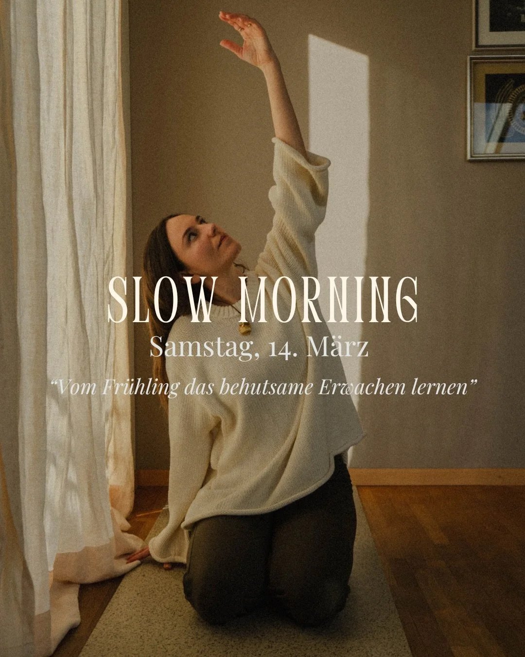 Was ich an unseren Slow Mornings besonders sch&auml;tze:

🤍
F&uuml;r viele sind sie inzwischen zu einem kleinen Ritual geworden. Ein wiederkehrender Moment des bewussten Innehaltens,  um sich selbst zu begegnen und der jeweiligen Zeitqualit&auml;t R