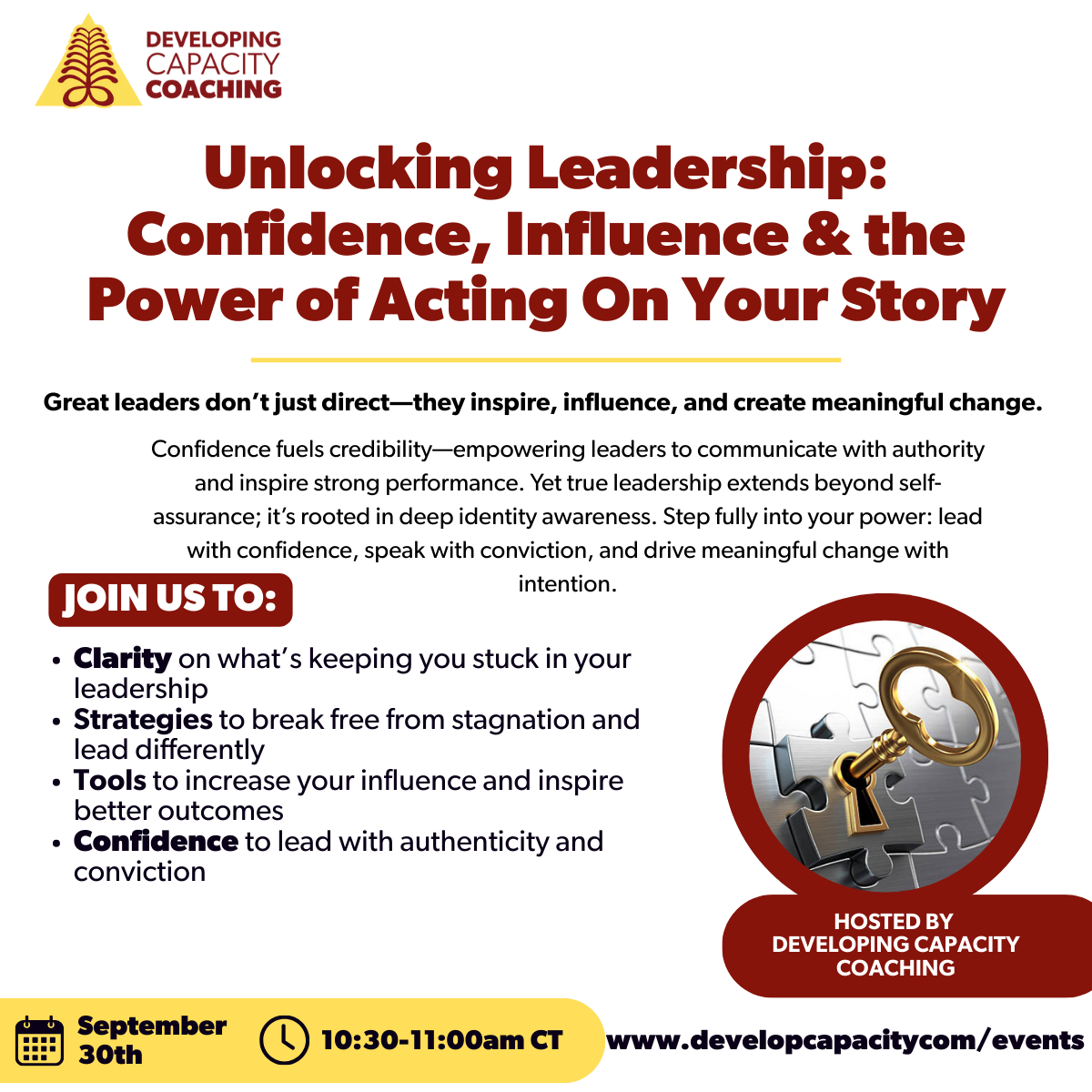 Unlocking Leadership: Confidence, Influence & the Power of Acting On Your Story