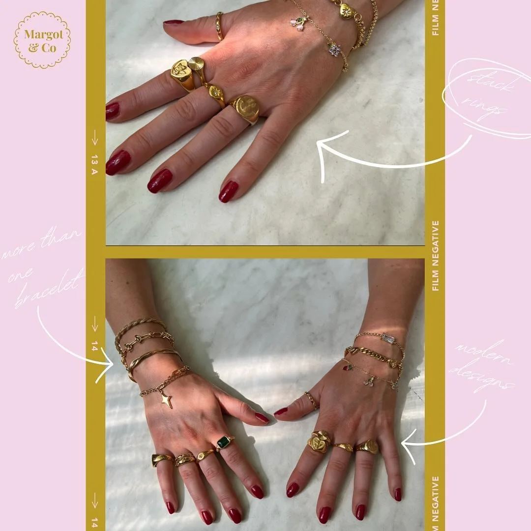 Stacking with Margot &amp; Co. couldn&rsquo;t be any easier! 💖✨