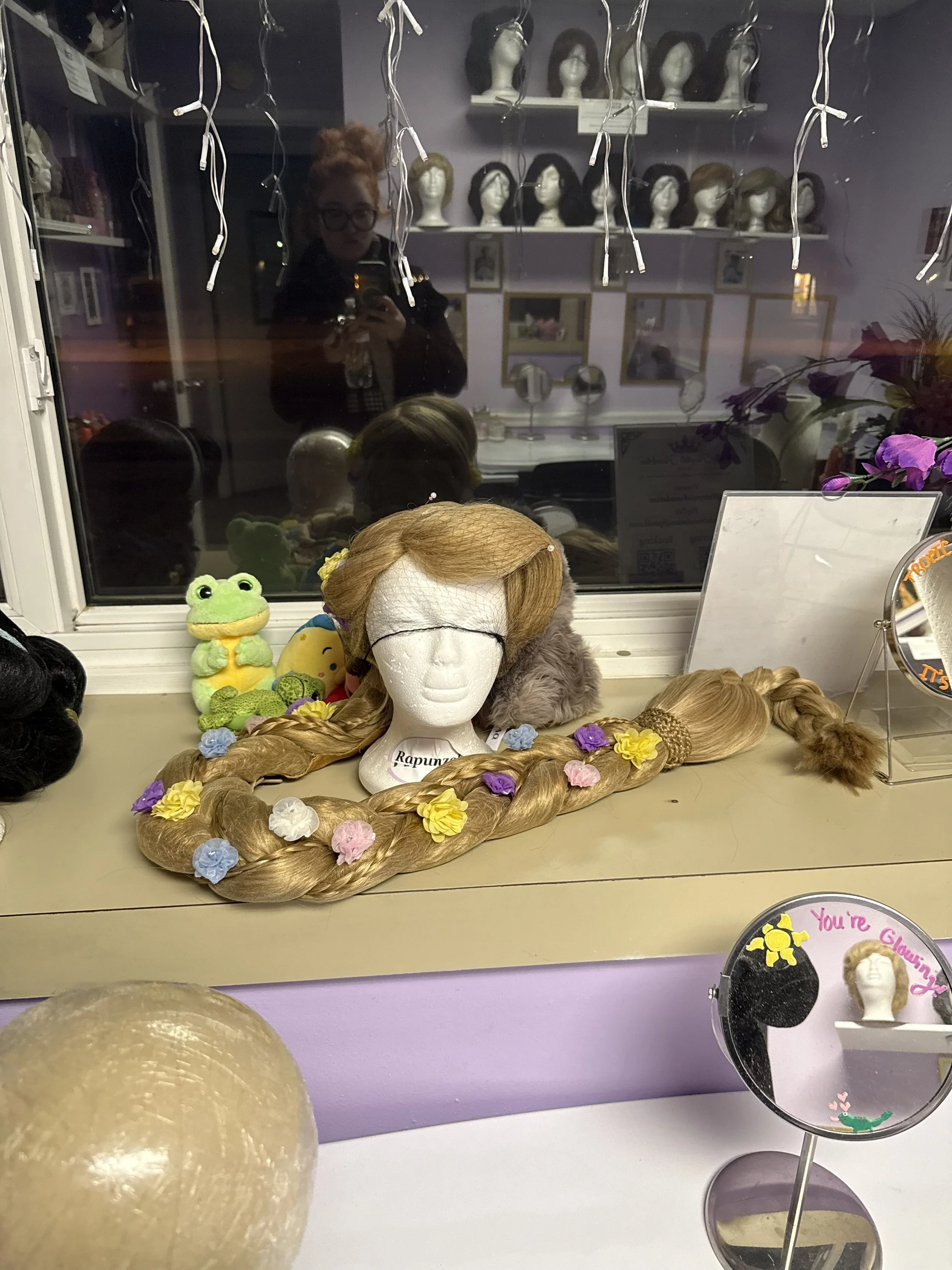 Fully restyled wig