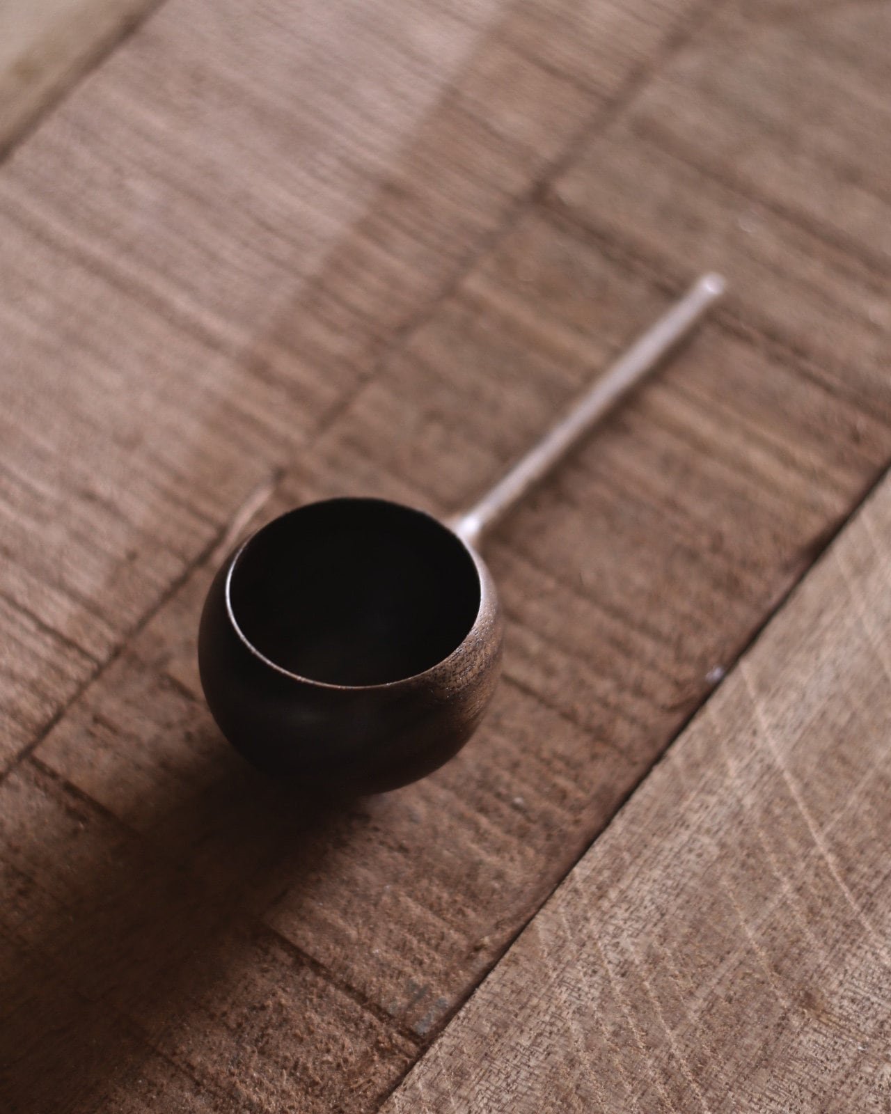 Handmade walnut wood coffee spoon