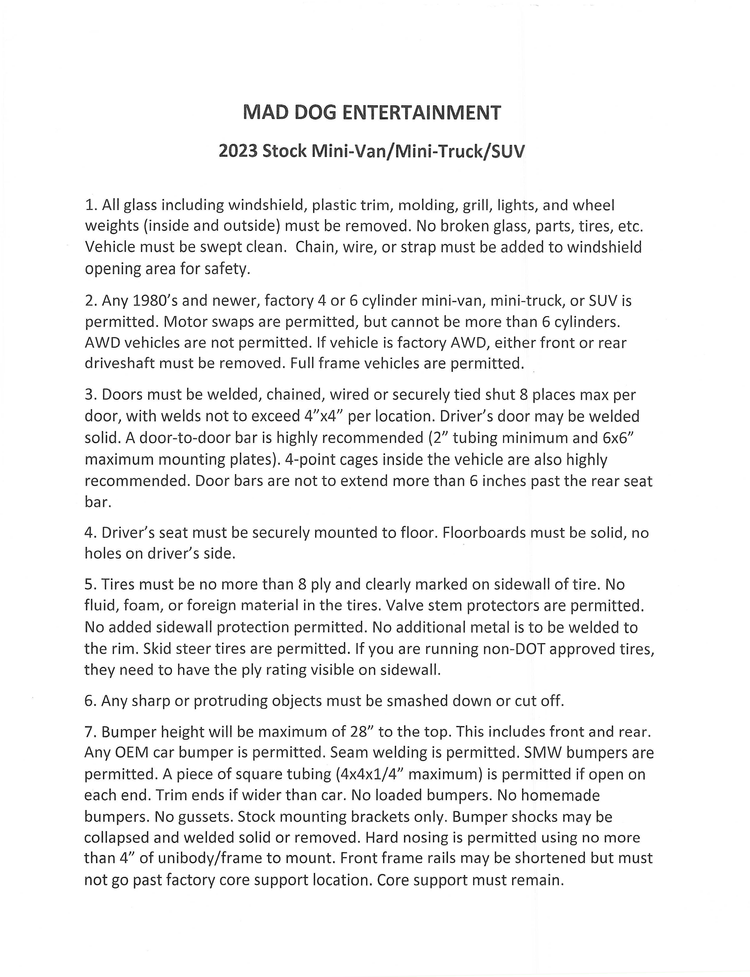 Demo Derby — Wolfs Corners Fair