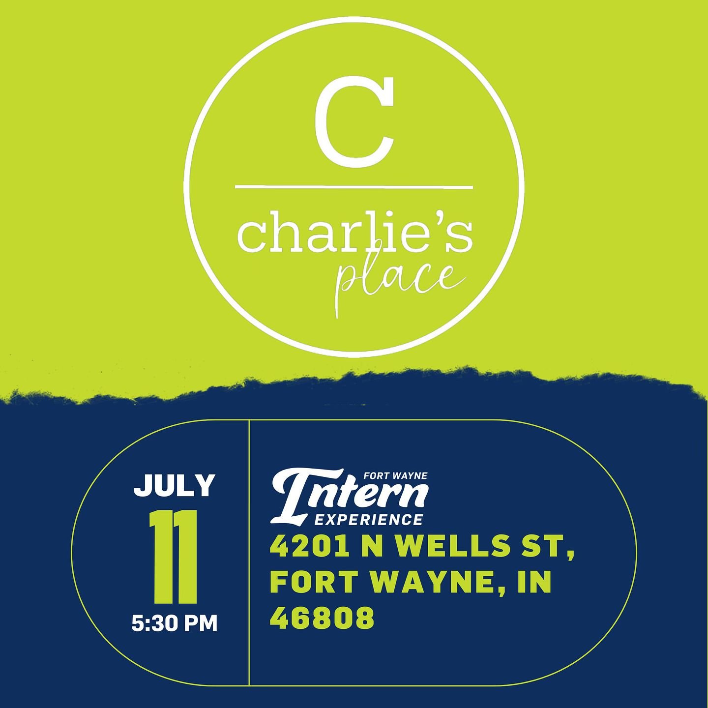 Our next event is July 11th at Charlie&rsquo;s Place! We can&rsquo;t wait to see all of you there. ☀️