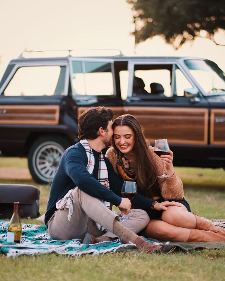 FIRST OFFICIAL DAY OF FALL 📣 Even though we have a long way to go in Texas, we like to start our fall festivities as soon as possible. Break out the pumpkins and scarves, and reserve our rugged Grand Wagoneer for your perfect picnic getaway at the l