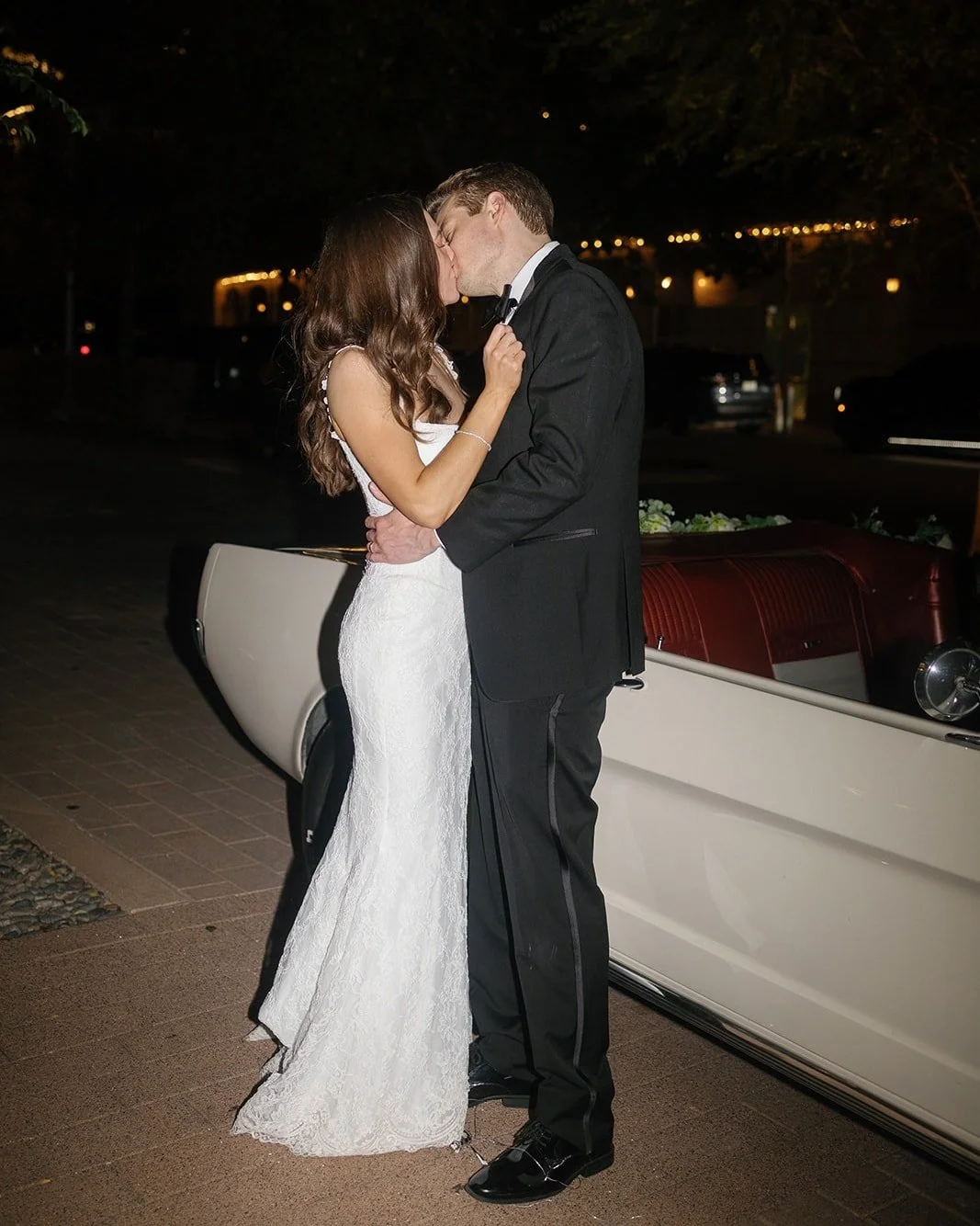 No words necessary. Congrats Katie &amp; Michael and cheers to your brand new life together in 2026 and beyond 🤍

Photo: @esther_frederick_ @jeffbrummettphotography 
Vehicle: 1966 Ford Mustang convertible

This wedding made possible by:

Planner: Al