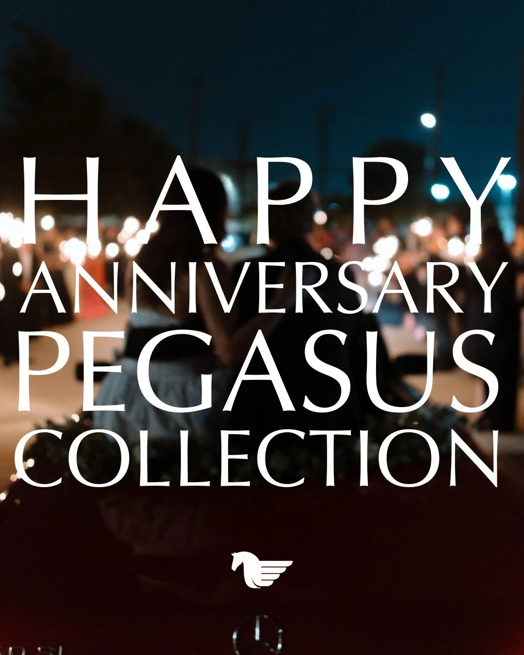 Happy anniversary to us! Thanks to all who help keep the lights on and the party going. We can't wait for another year of grand exits, beautiful brides, and classic cars!

Special thanks to Alex @jandroby.media 

Photo by @summer__nicole 

#pegasusco