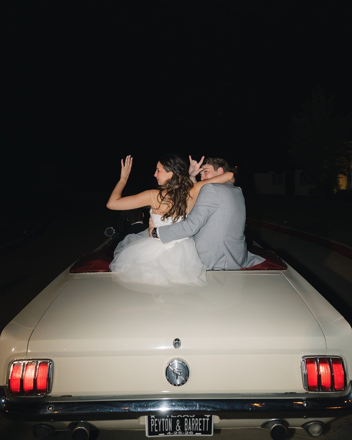 Hook 'Em Peyton &amp; Barrett! Congrats y'all!

Photo by: @thelockharts 

Vehicle: 1966 Ford Mustang
#pegasuscollection