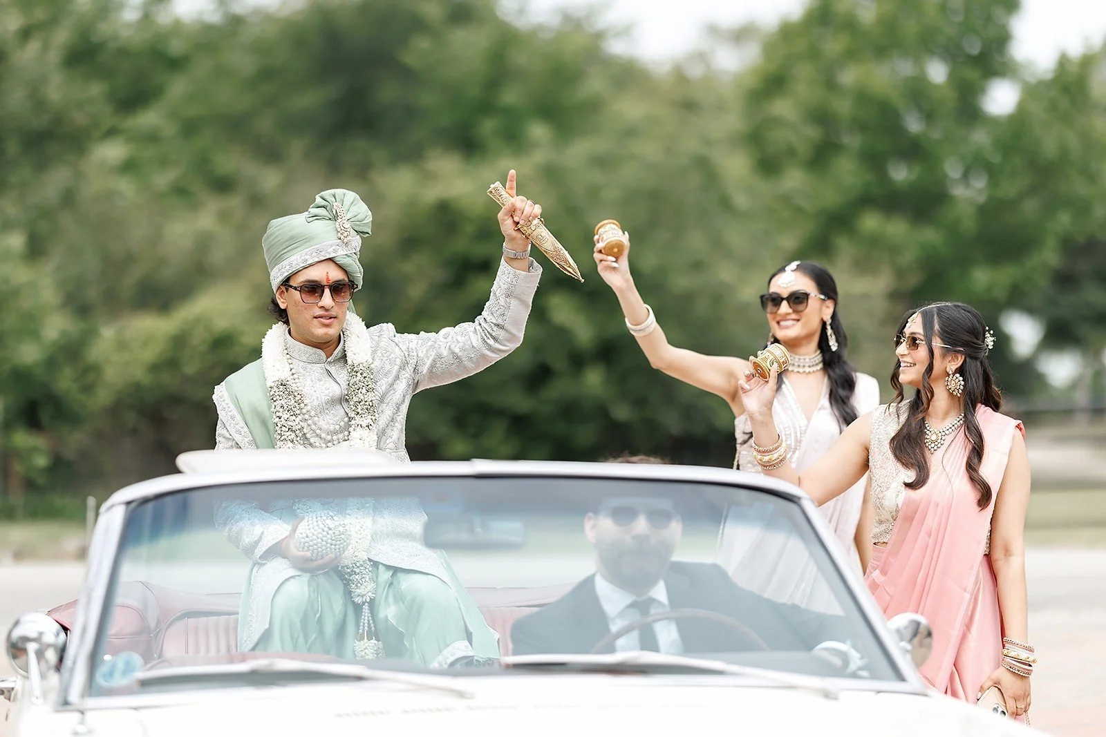 Just got the photos back from Yash &amp; Shreya's incredible wedding featuring our white 1966 Ford Mustang convertible in Wimbledon White 👌 Instant classic baraat 💯 

Photos by @magdiel.photography #pegasuscollection