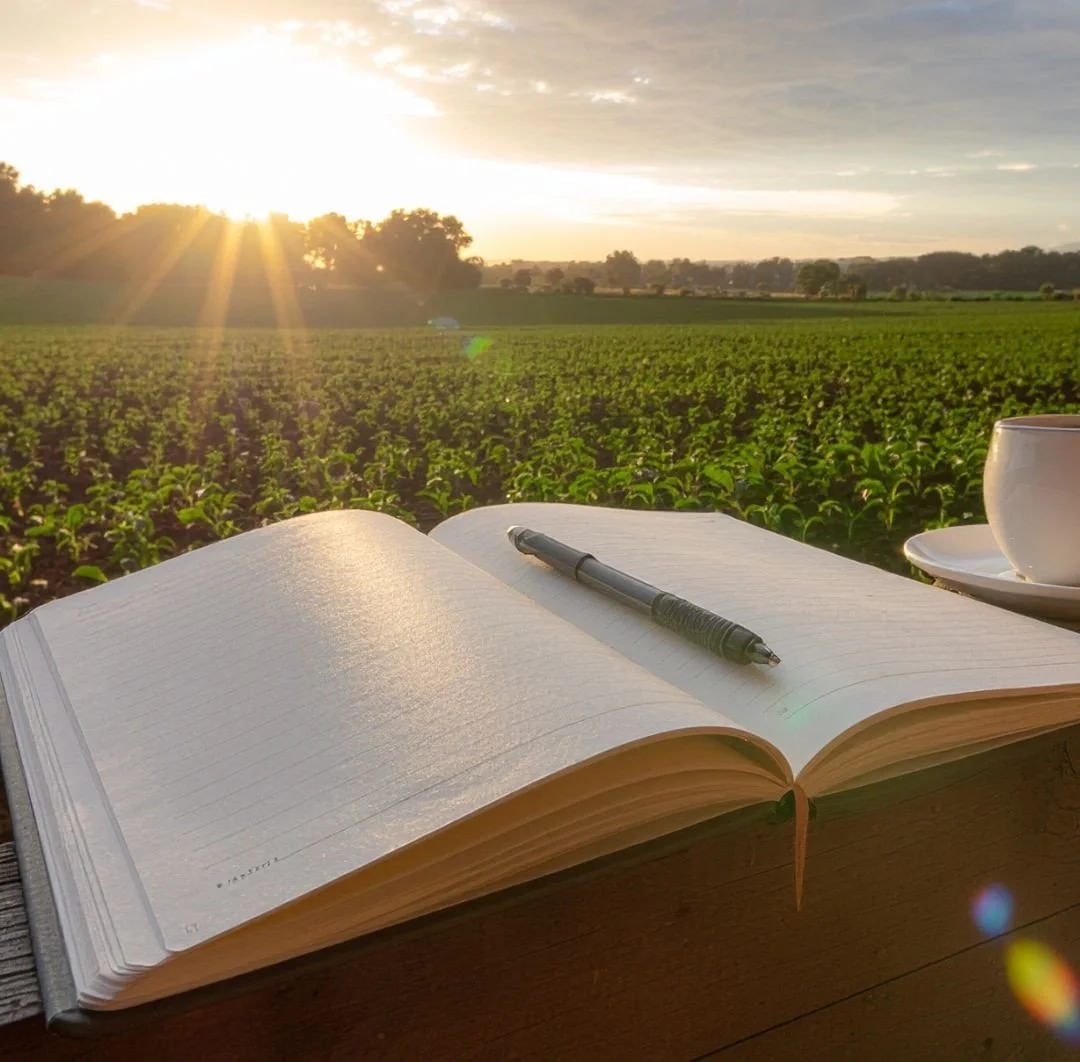 A calm, reflective scene representing mindfulness and inner reflection.