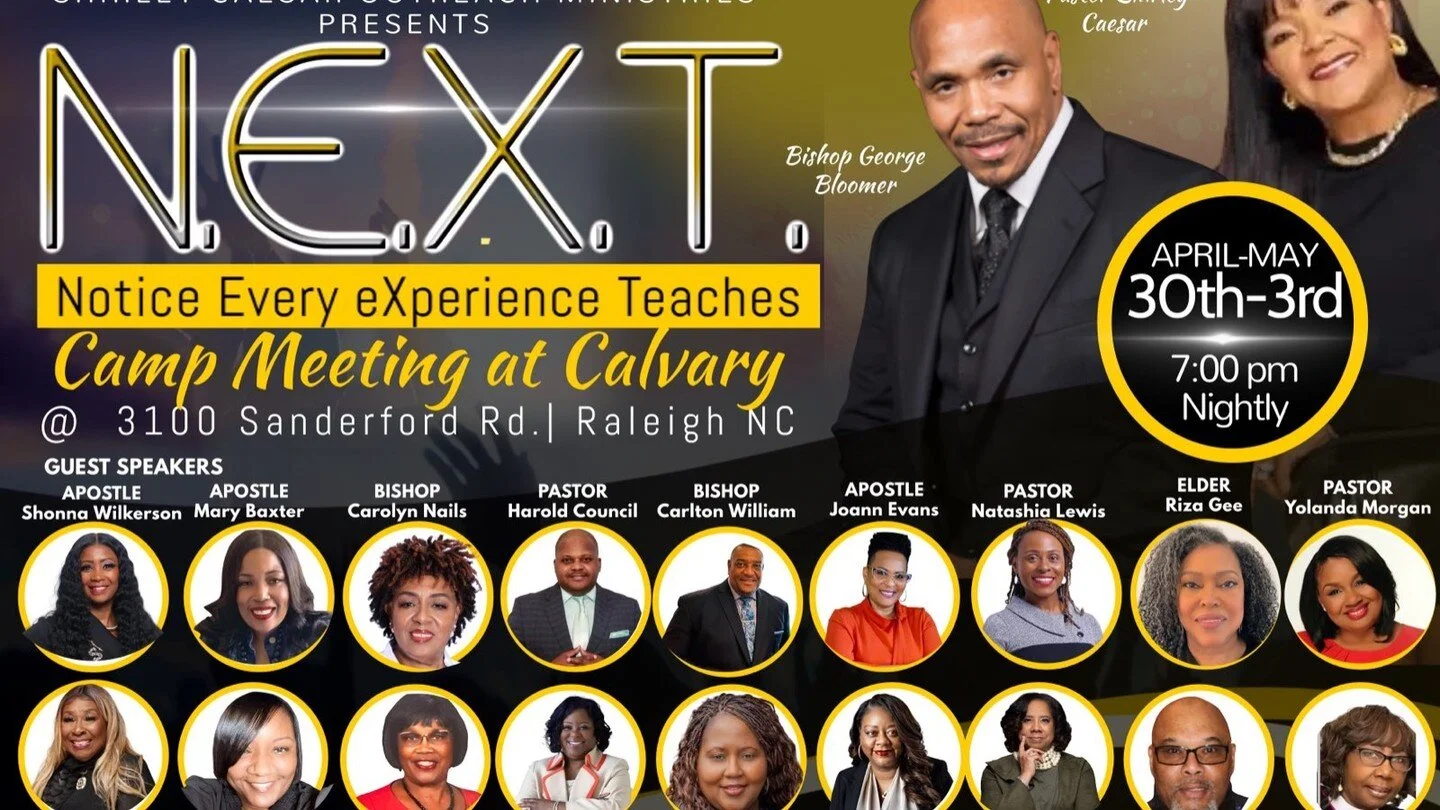 We are excited to announce that Pastor Harold Council will be speaking at the upcoming NEXT Conference hosted by Pastor Shirley Caesar and Bishop George Bloomer this upcoming Sunday! Please join us next Sunday, April 30th at 7pm as he delivers the Wo