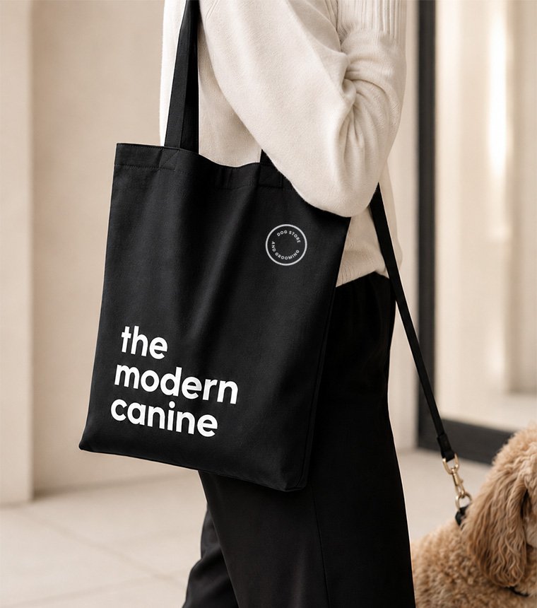 The Modern Canine boutique pet store brand identity by Studio Mer