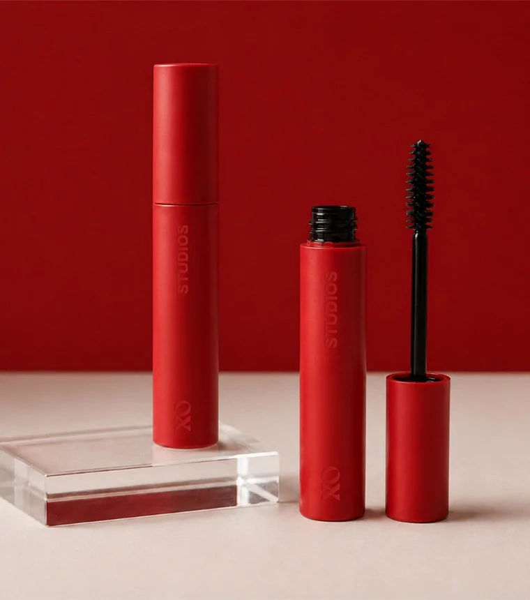 XO Studios visual identity for a premium lash and beauty brand