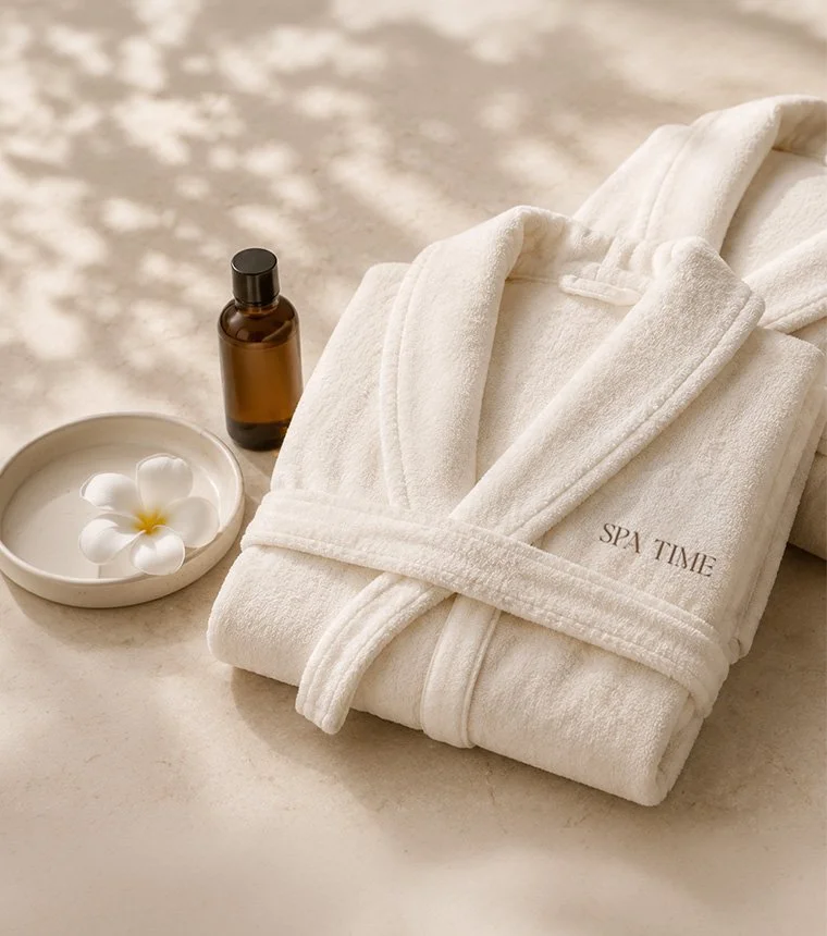 Spa Time franchise branding for a refined multi-location wellness experience
