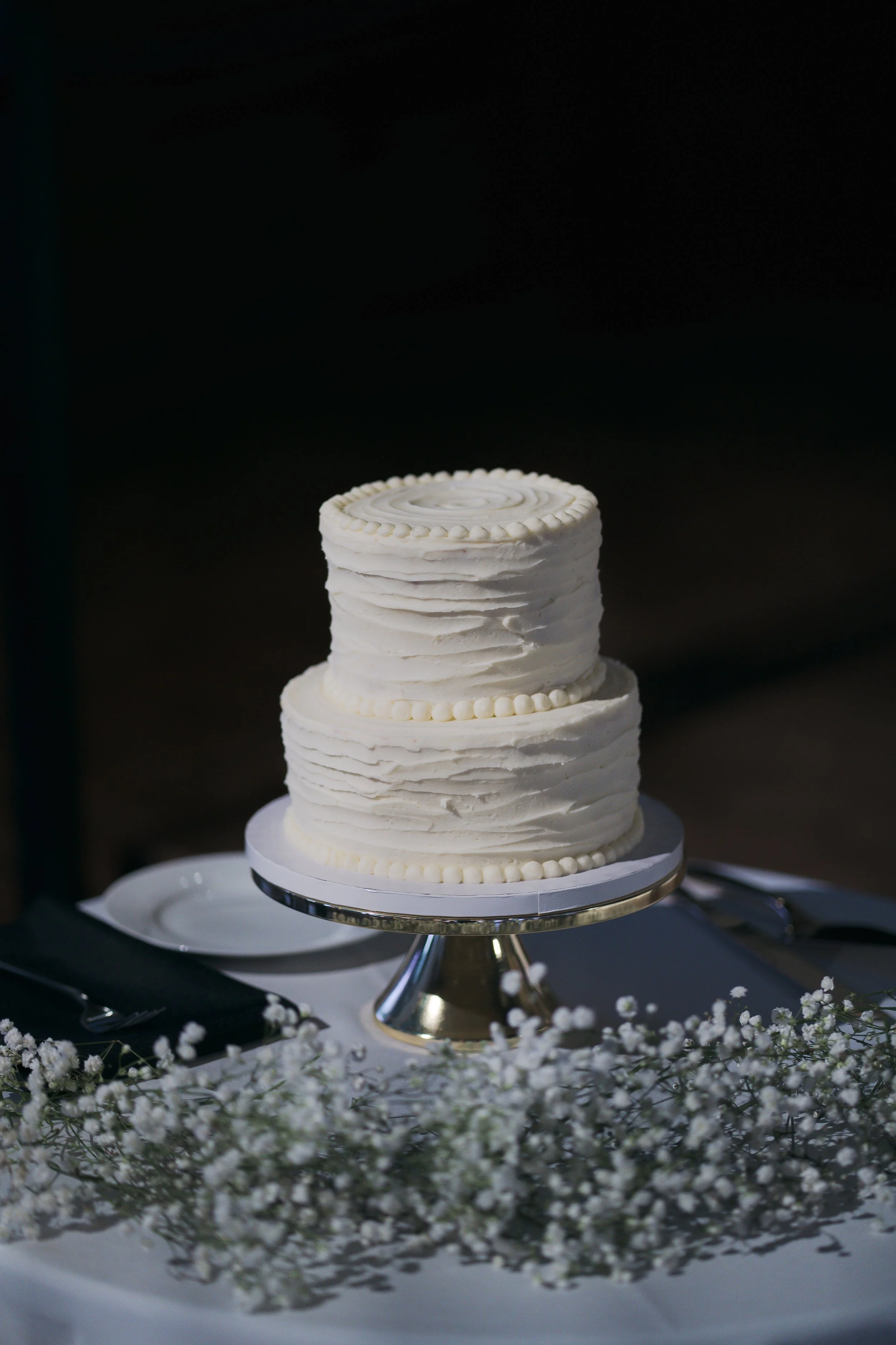 Wedding cake. Cincinnati Digital and Film Wedding Photographer-Audrey Neal Photography