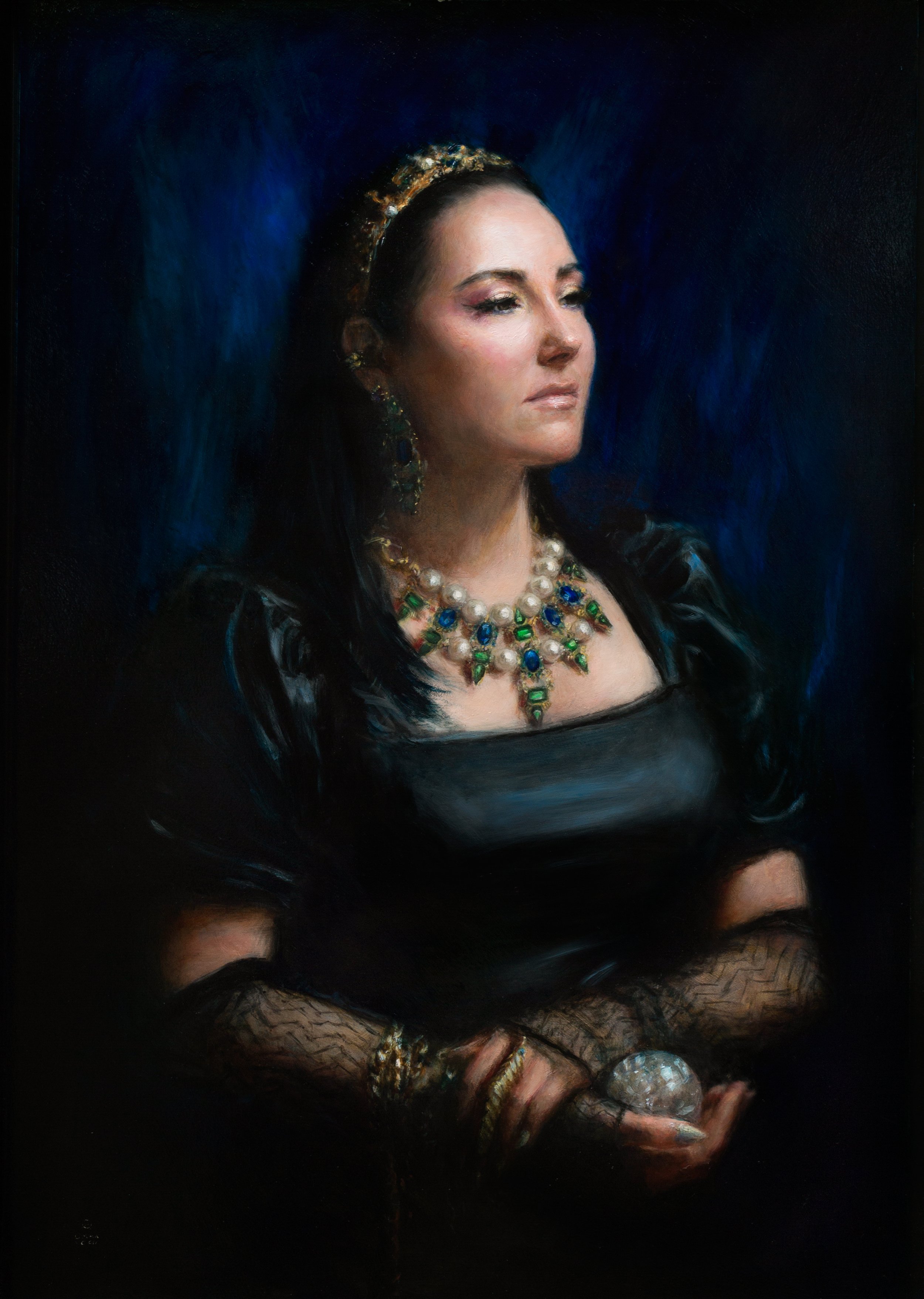        
The Artist Anne-Mari Aerin
      
  🔴 50x70 cm, oil on panel, 2025