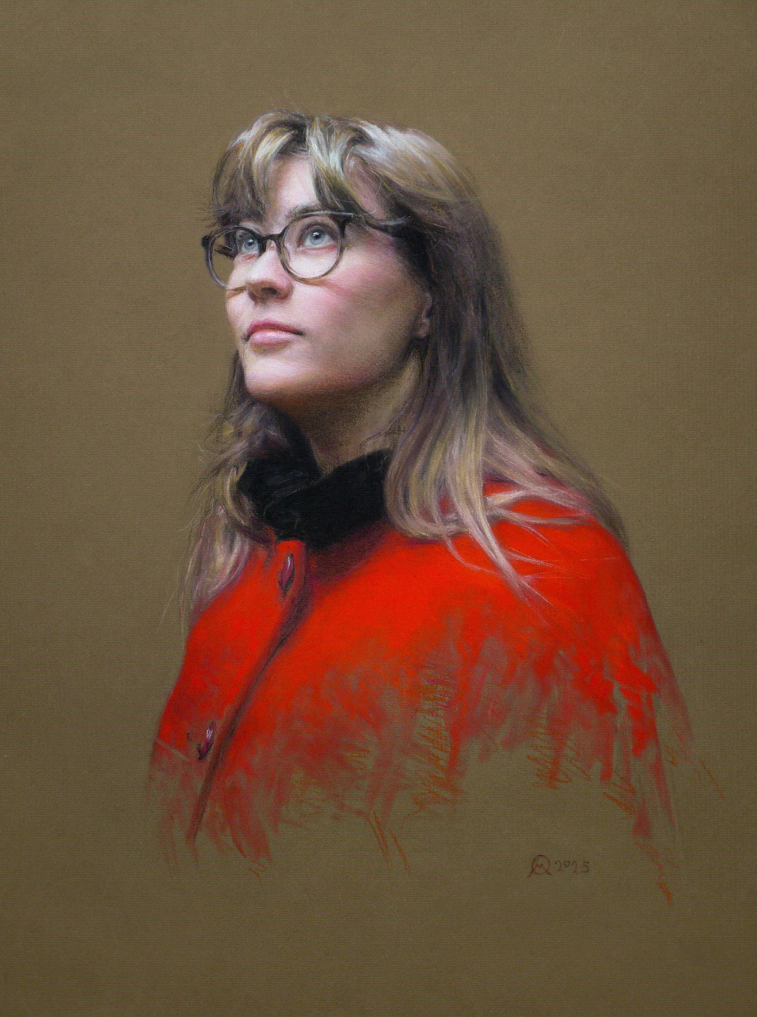         
Permanent Red
      
 
◯ 48x65 cm, pastel on colored paper, 2025 
