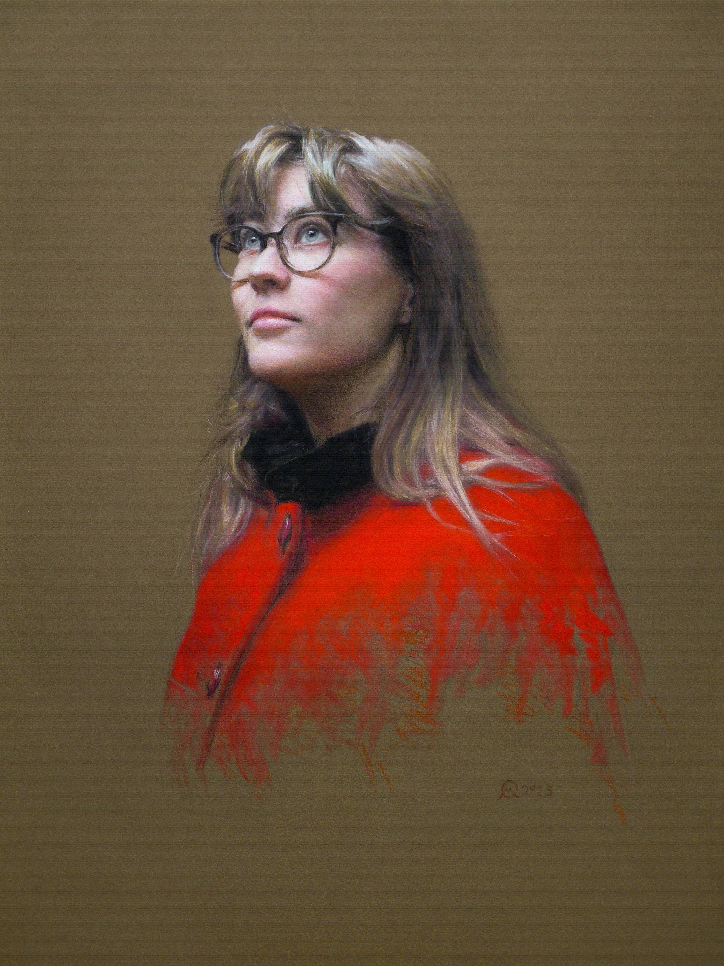         
Permanent Red
      
 
◯ 48x65 cm, pastel on colored paper, 2025 