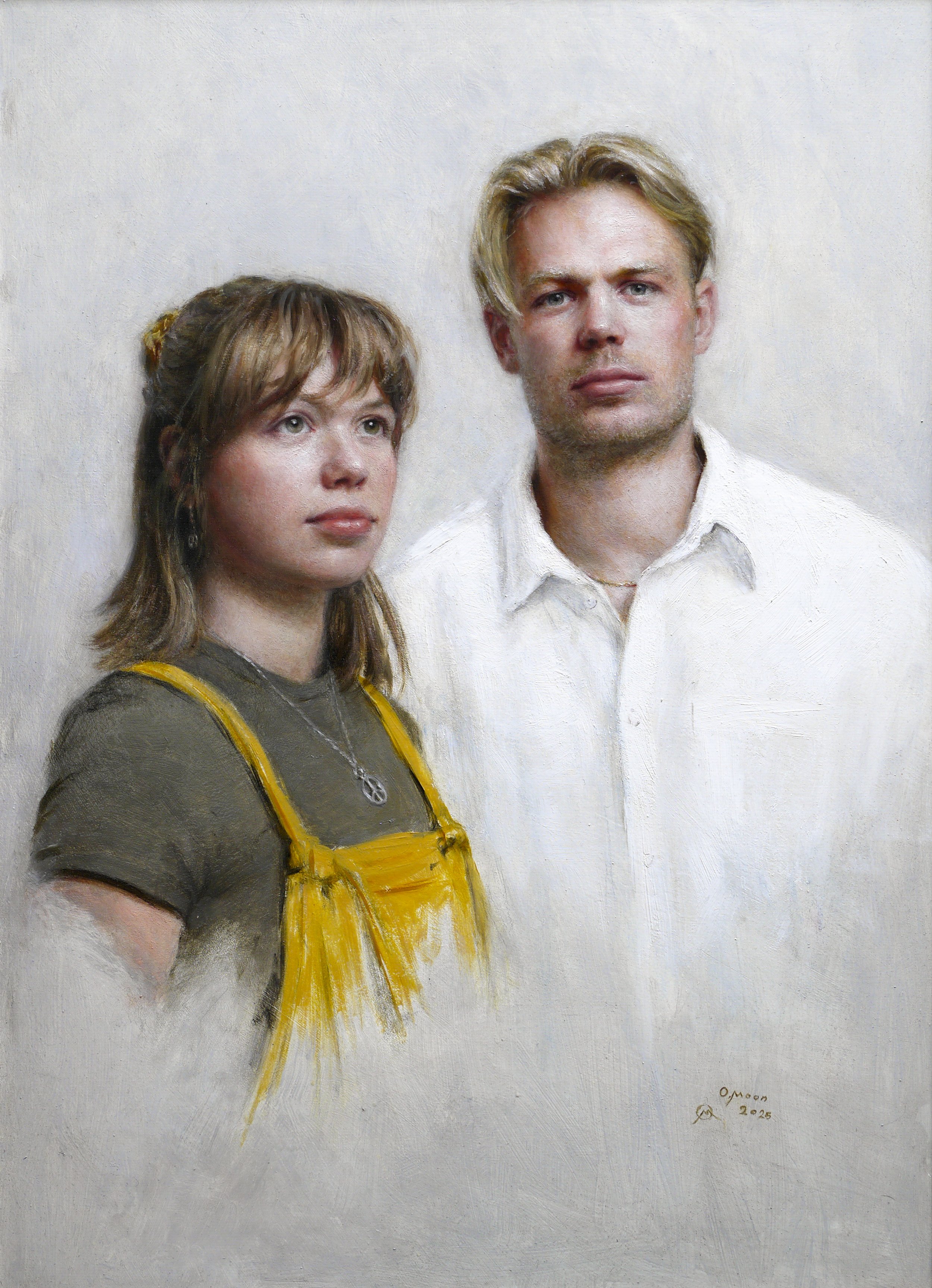         
The Revell Siblings
       
 
🔴 50x70 cm, oil on panel, 2025 