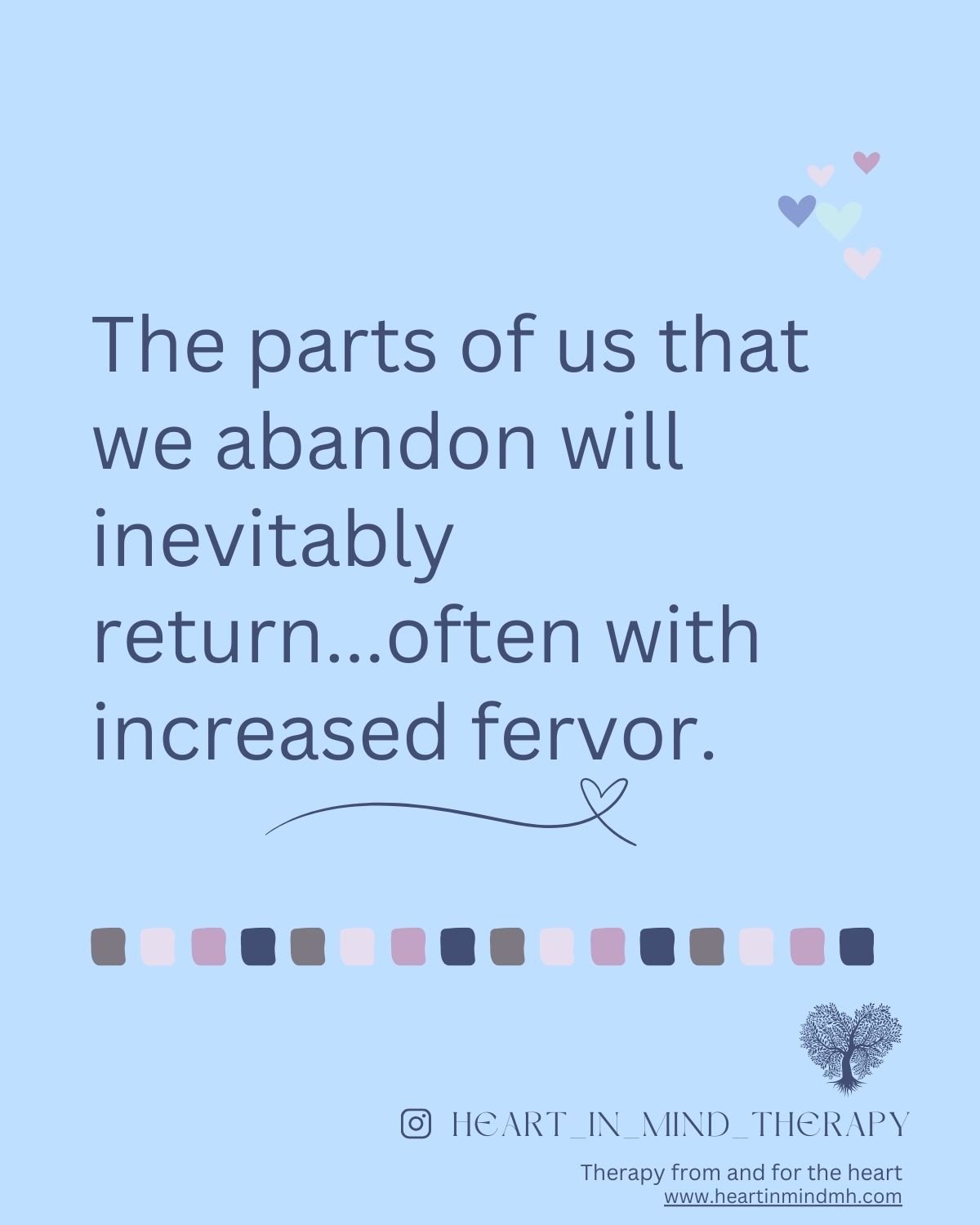 When we're are in pain (both emotional and physical), it's natural to abandon certain parts of ourselves in order to &quot;pull through.&quot;

It can be helpful to displace/abandon the more vulnerable parts of us because what we need in that moment 