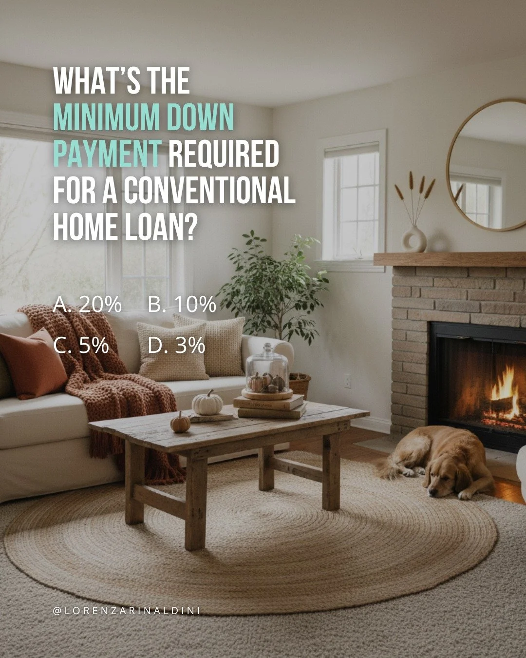 Here&rsquo;s why the right answer is so important for you to know.

A lot people overestimate how much they really need to save for a down payment.

The most common answers? 10 or 20%.

The truth: you may be able to put down as little as 3%.

Accordi
