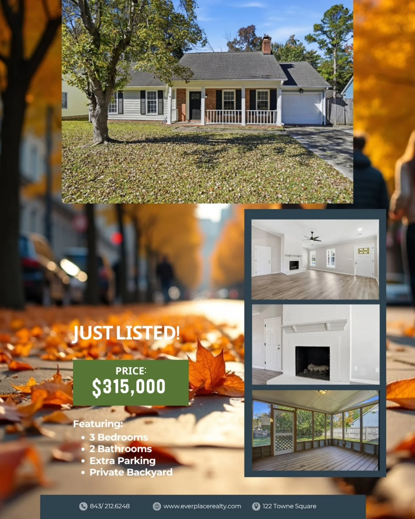 The perfect Summerville home is ready for the holidays! 122 Towne Square Road is waiting for a new family!