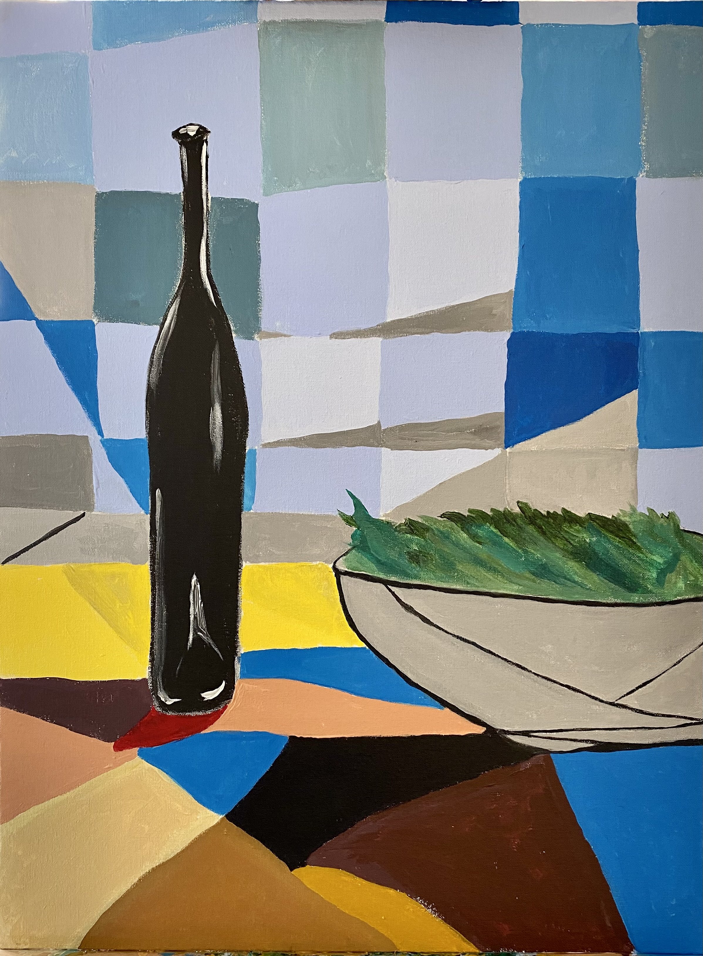 Wine & Salad