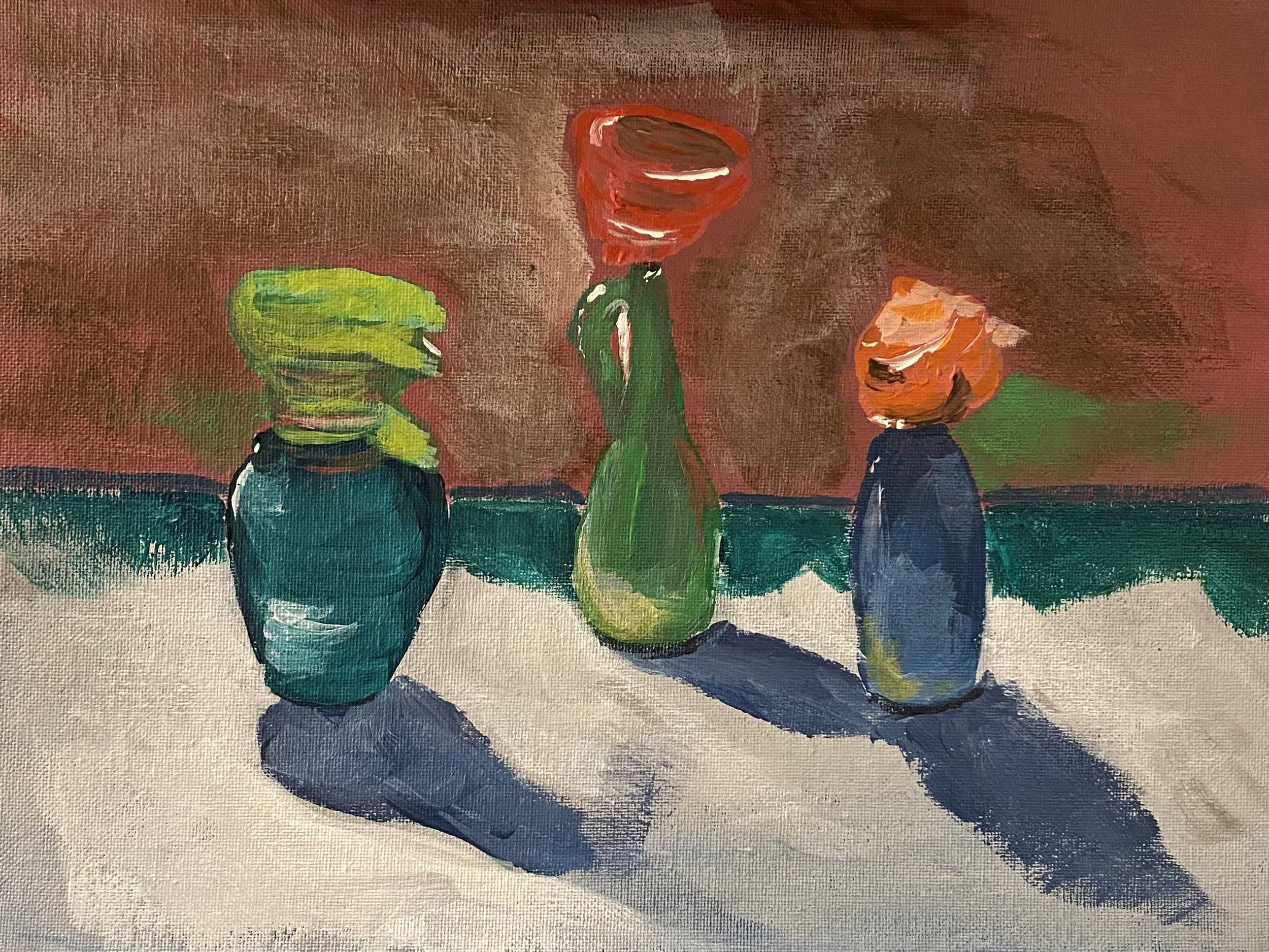 Three Bottles