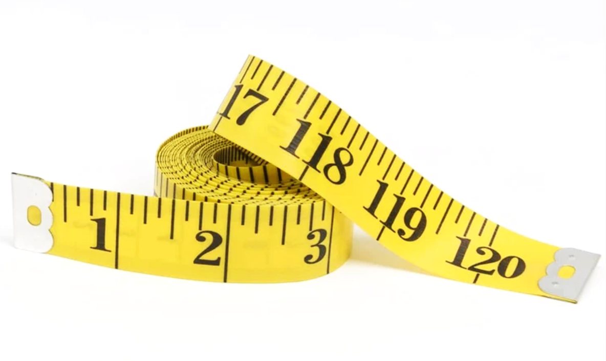 Dritz 120" yellow vinyl quilting measuring tape