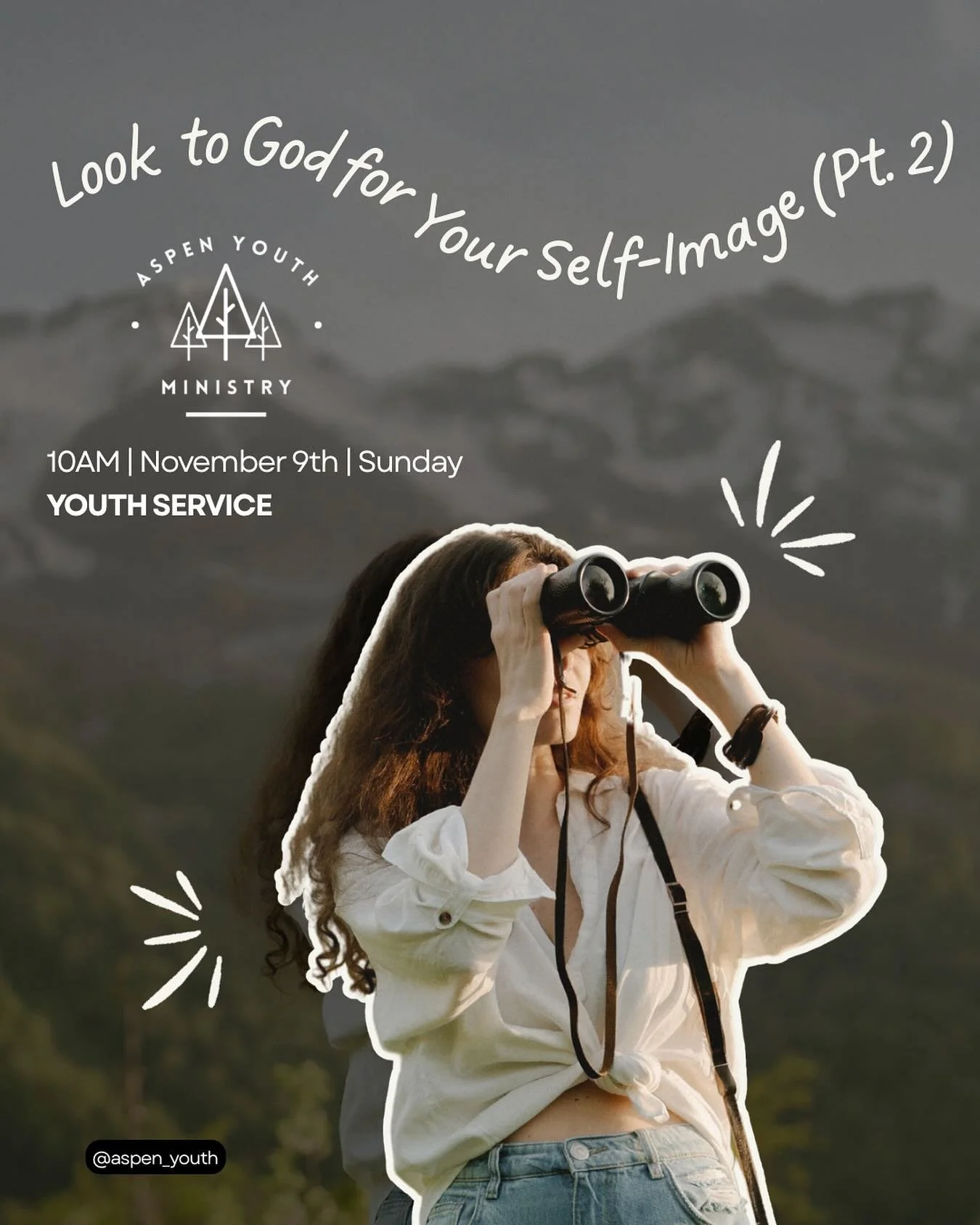 📣🫶🙌 See you this Sunday as we delve deeper into the topic of our self-image in God~ See you at 10AM!!