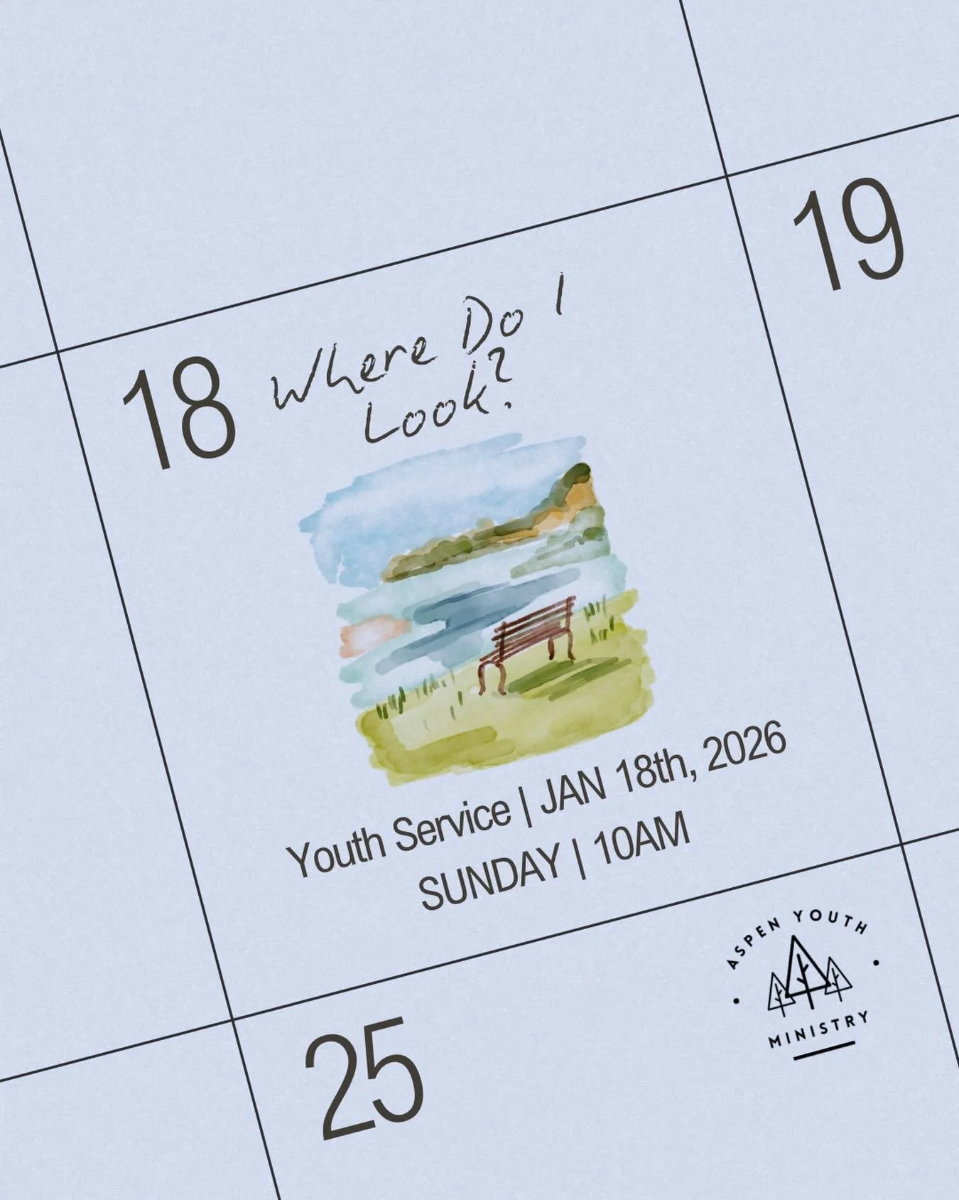 ✝️🕊️ &ldquo;Where Do We Look?&rdquo; See you Sunday at 10AM for Youth Service!