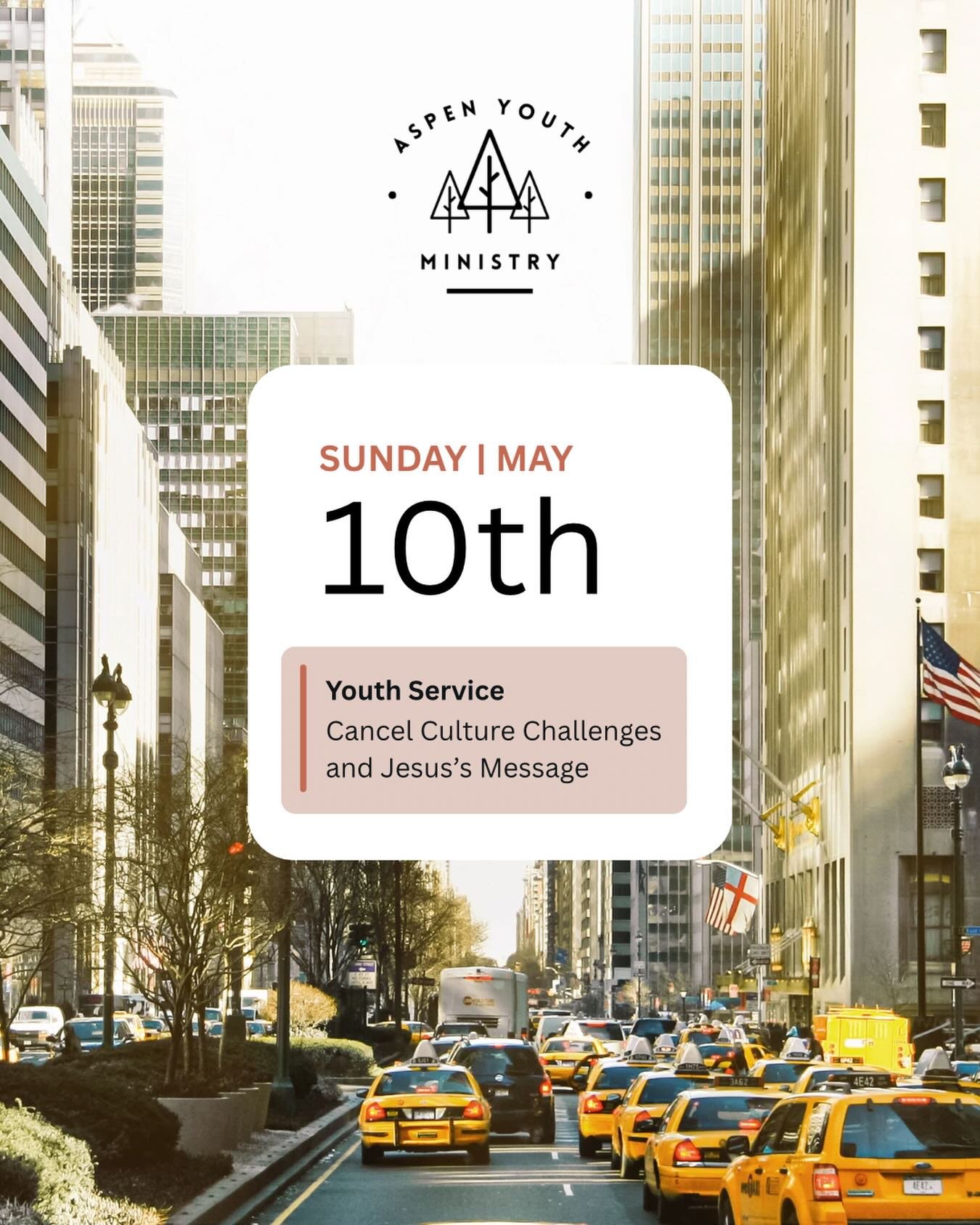 📣🌆 This Sunday, we&rsquo;ll dive into the topic of &ldquo;Cancel Culture Challenges and Jesus&rsquo;s Message&rdquo;! See you for Youth Service at 10AM! 🕊️✝️