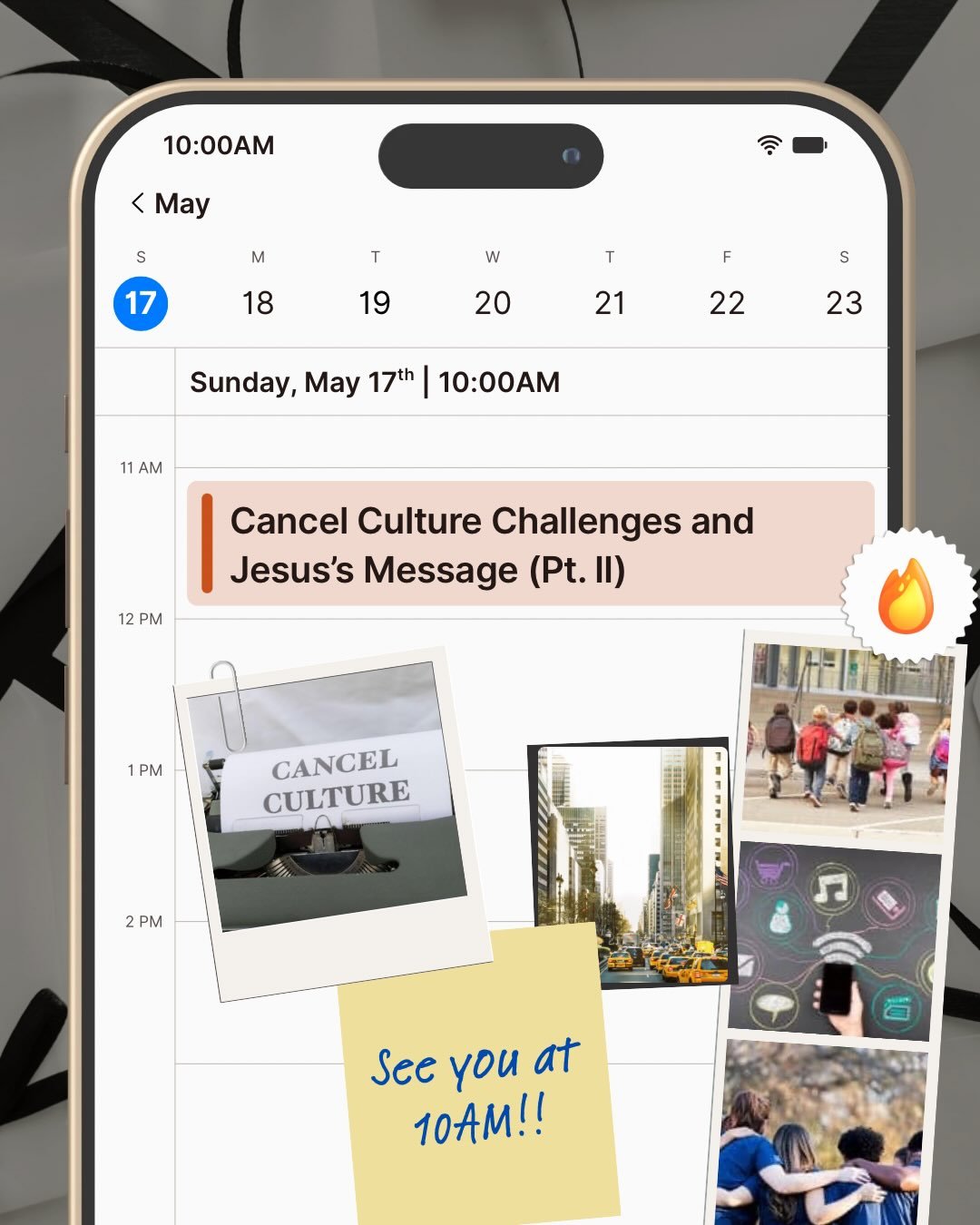 💡🌎✝️ See you this Sunday at 10AM as we talk about Cancel Culture Challenges and Jesus&rsquo;s Message!