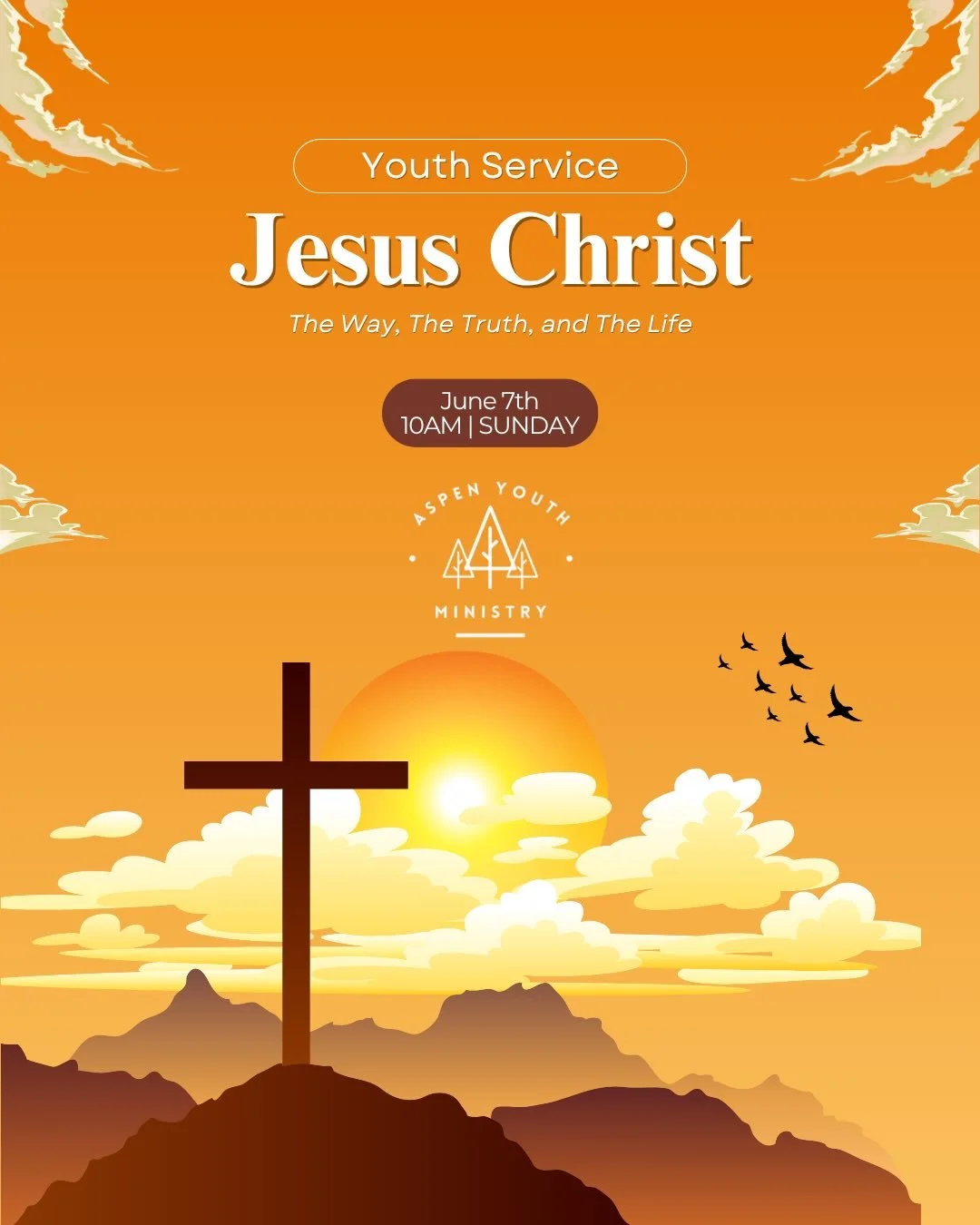 ✝️❤️ See you tomorrow at 10AM for Youth Service as we learn more about Jesus! 🙌