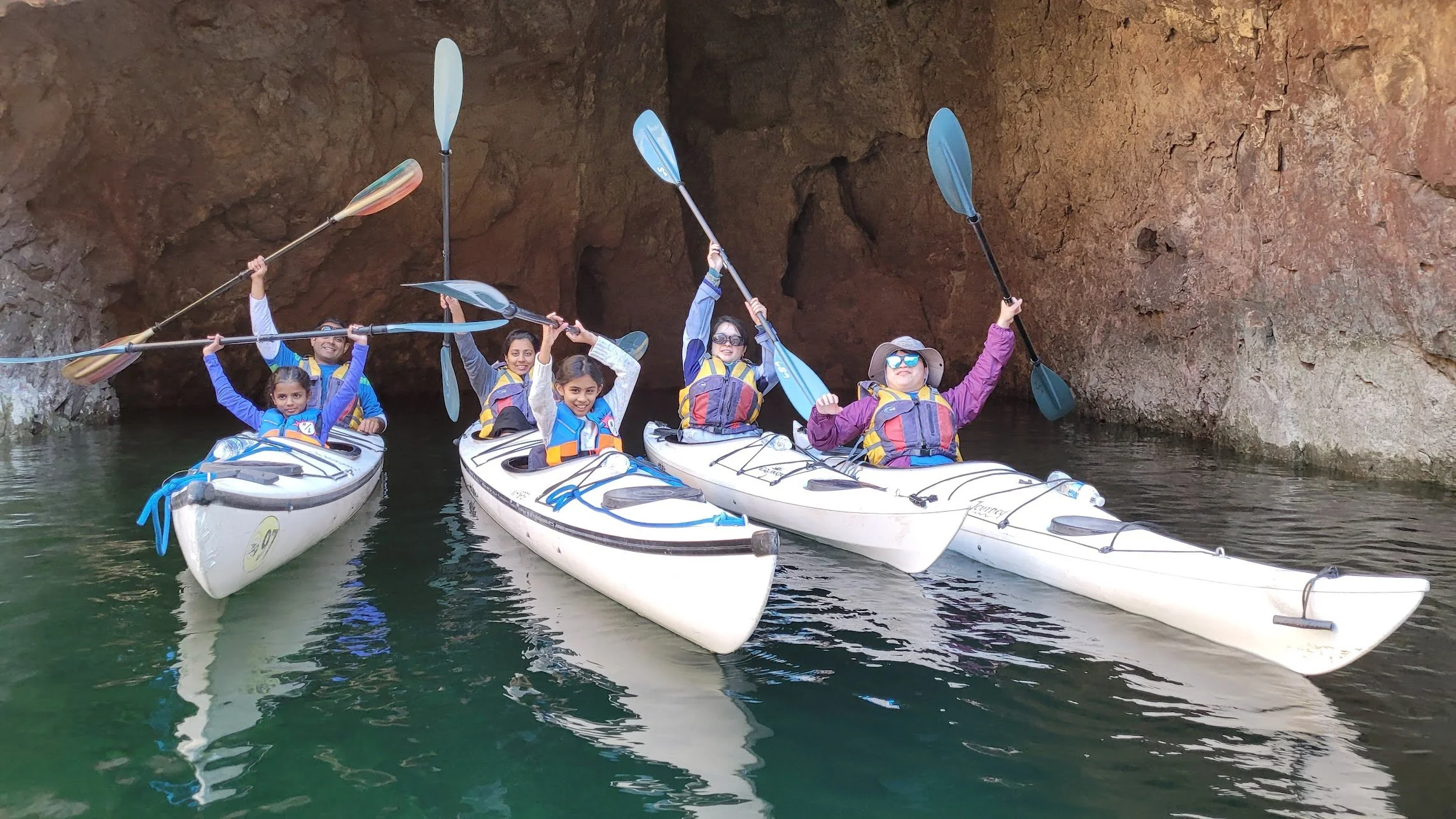 Emerald Cave Kayak Tour by Kayak Lake Mead