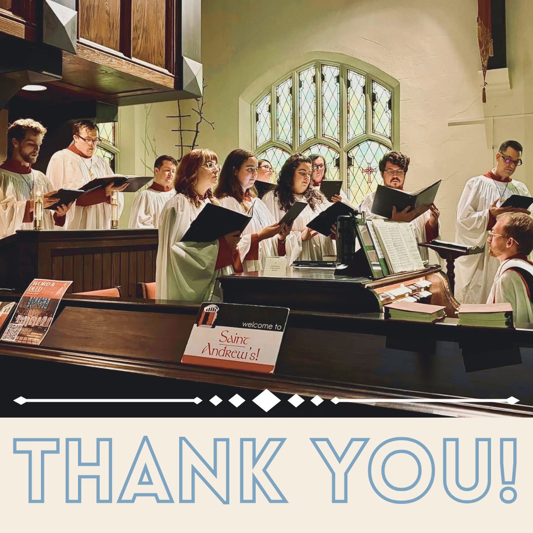 Saint Andrew's Parish Choir - Thank you!