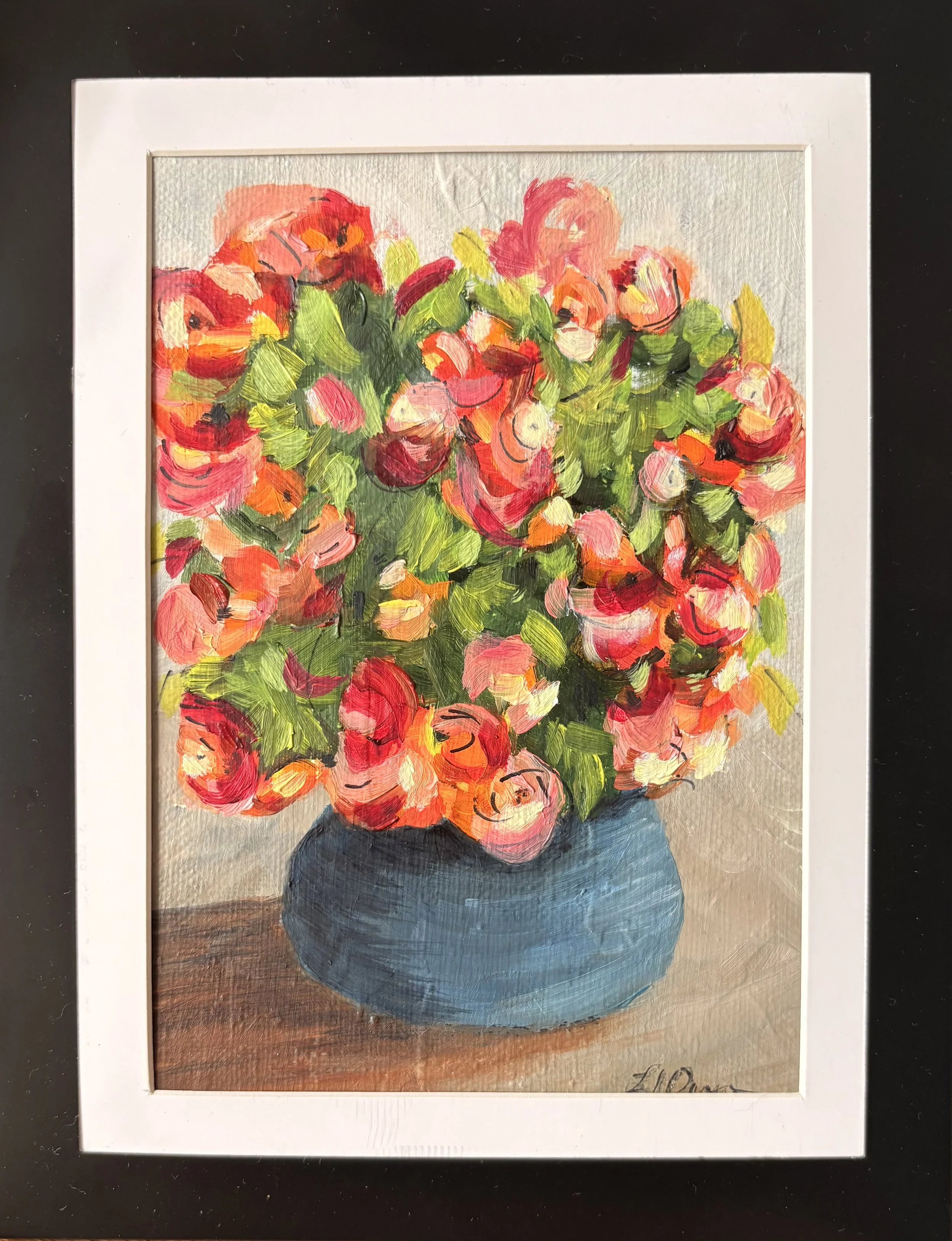 Spring Bouquet Oil Painting - 5x7 Canvas Board