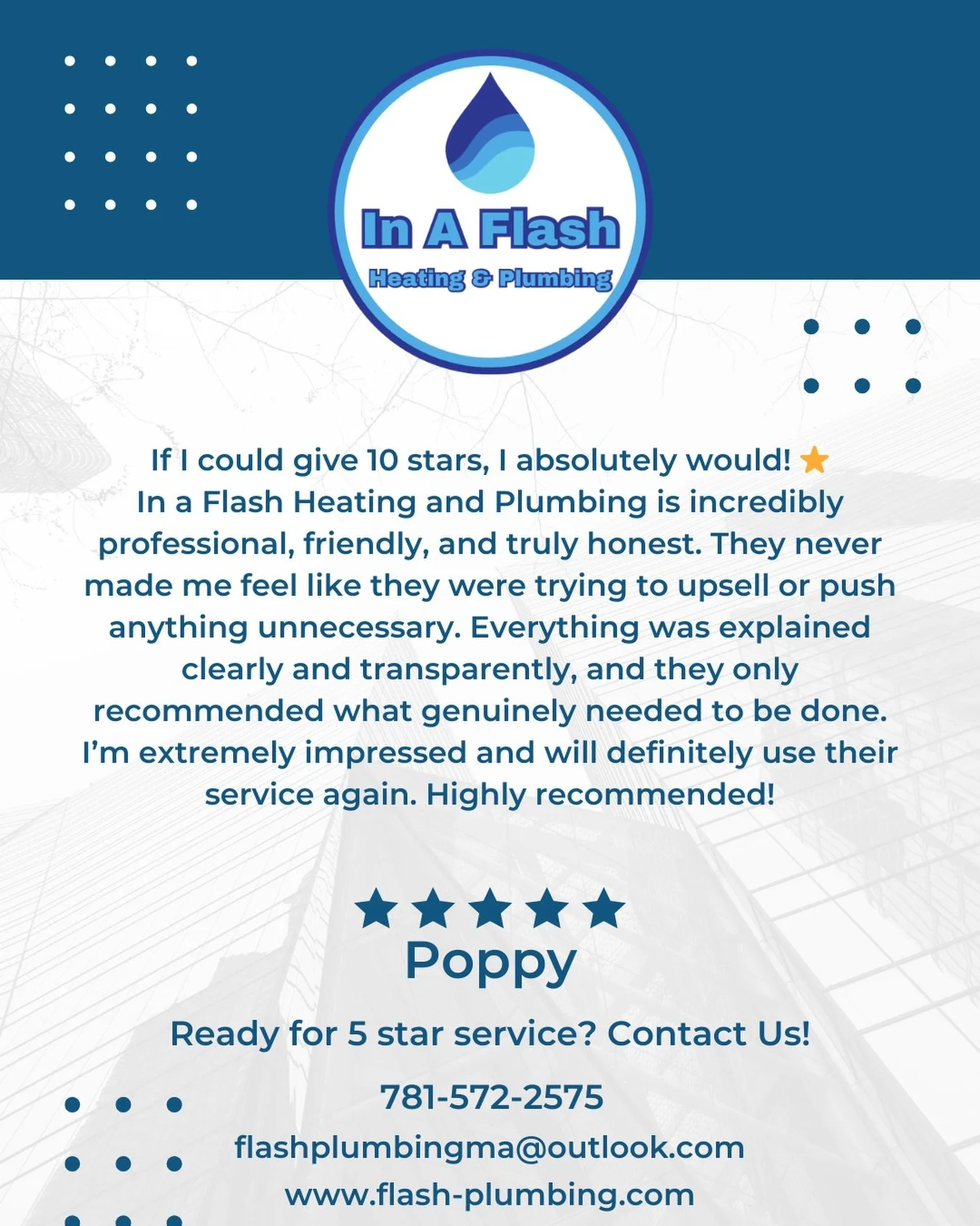 Another 5-star review from one of our amazing customers ⭐⭐⭐⭐⭐

We take pride in doing clean, honest work &mdash; no upselling, no pressure, just reliable plumbing &amp; heating done right.

Whether it&rsquo;s a boiler issue, a leak, a tankless instal