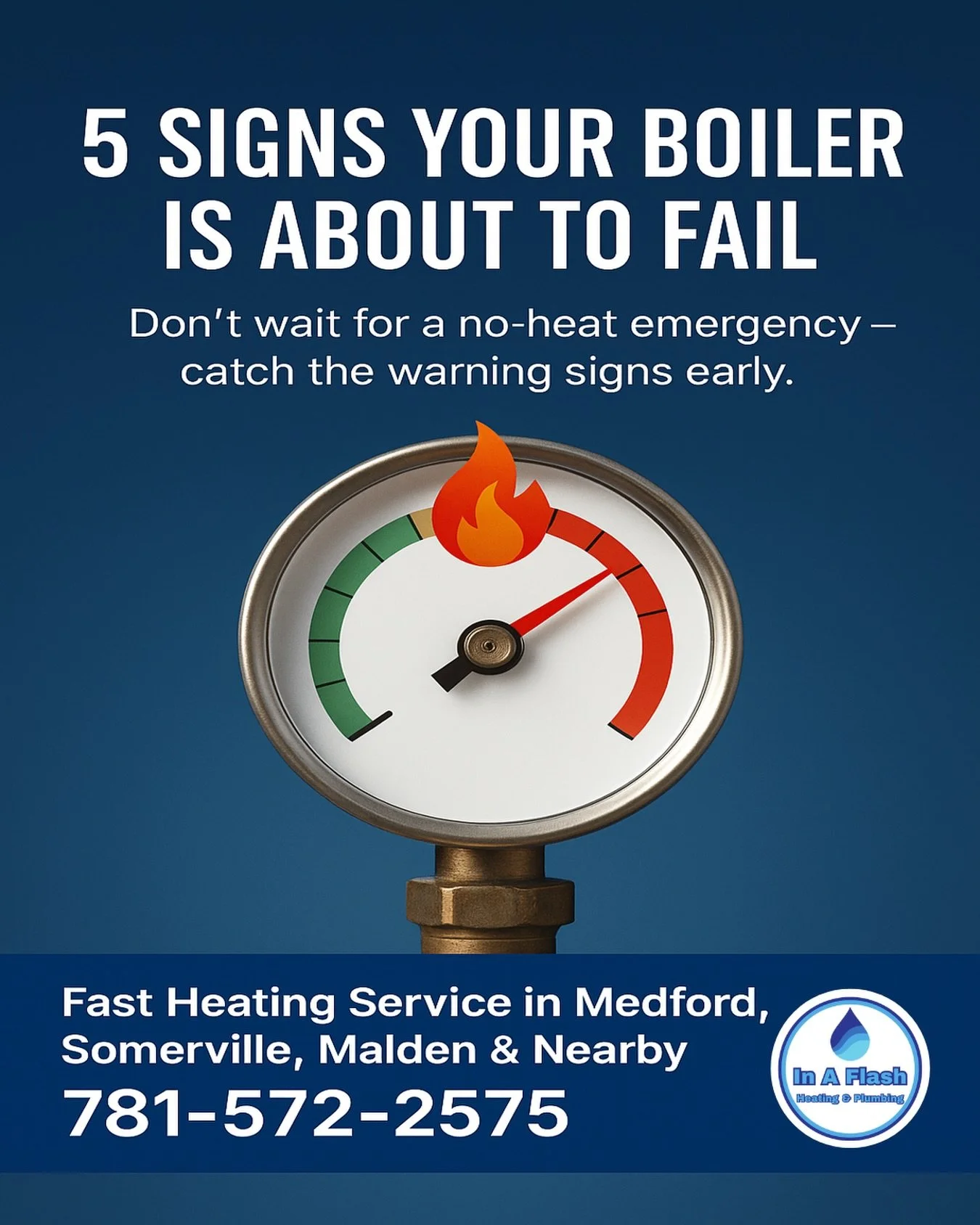 5 Signs Your Boiler Is About to Fail 👀🔥

If your boiler is making weird noises, heating unevenly, or causing your energy bills to climb &mdash; it&rsquo;s trying to tell you something.
Don&rsquo;t wait for a no-heat emergency this winter.  link in 