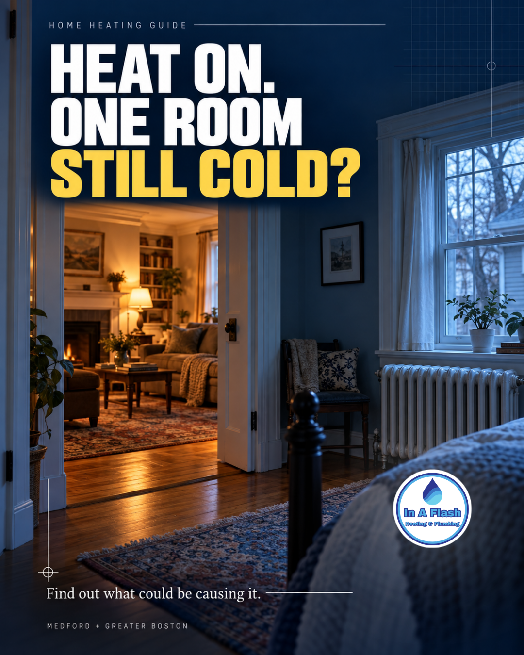 Why Is One Room Cold When the Heat Is On? A Guide for Medford Homeowners