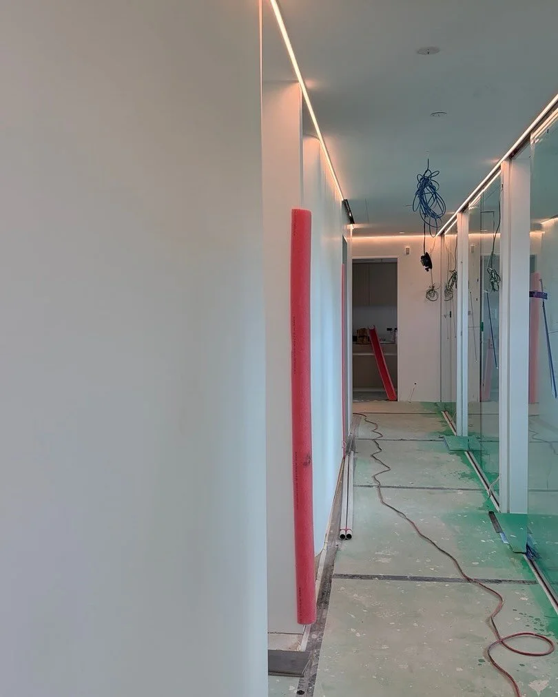 Site and workshop visits today. I am really excited to see it all come to life and can&rsquo;t wait for it to be finished. #underconstruction #workinprogress #watchthisspace #construction #interiors #details