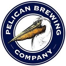 Pelican Brewing Company logo with a pelican's head