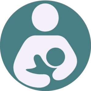 Icon of a person holding a baby.