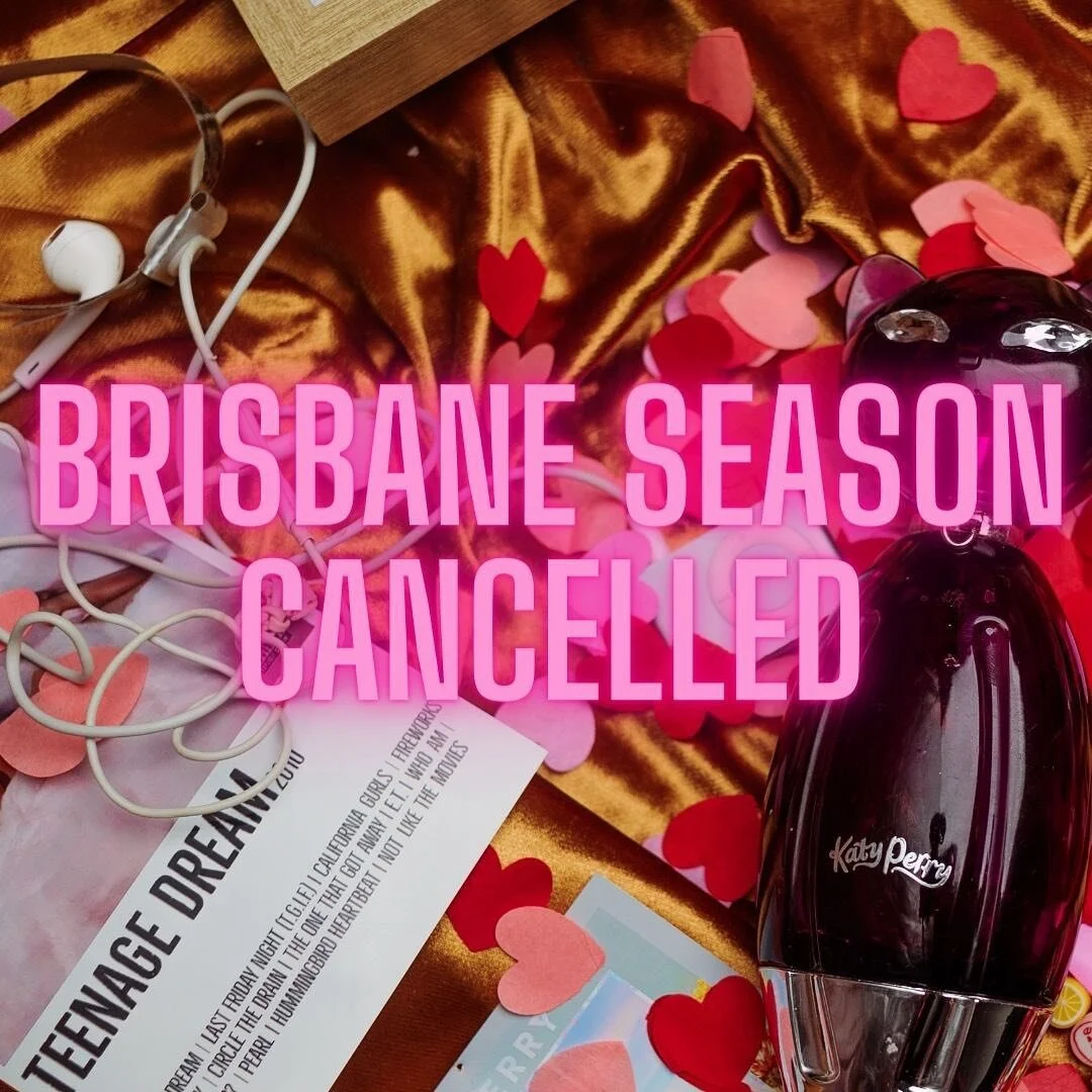 Hello cuties!! Due to unforeseen circumstances our Brisbane performances this week for Anywhere Fest are cancelled. Those who already purchased tickets the festival should be in contact with you! 

We hope to bring the Cherry magic to Brisbane soon!!